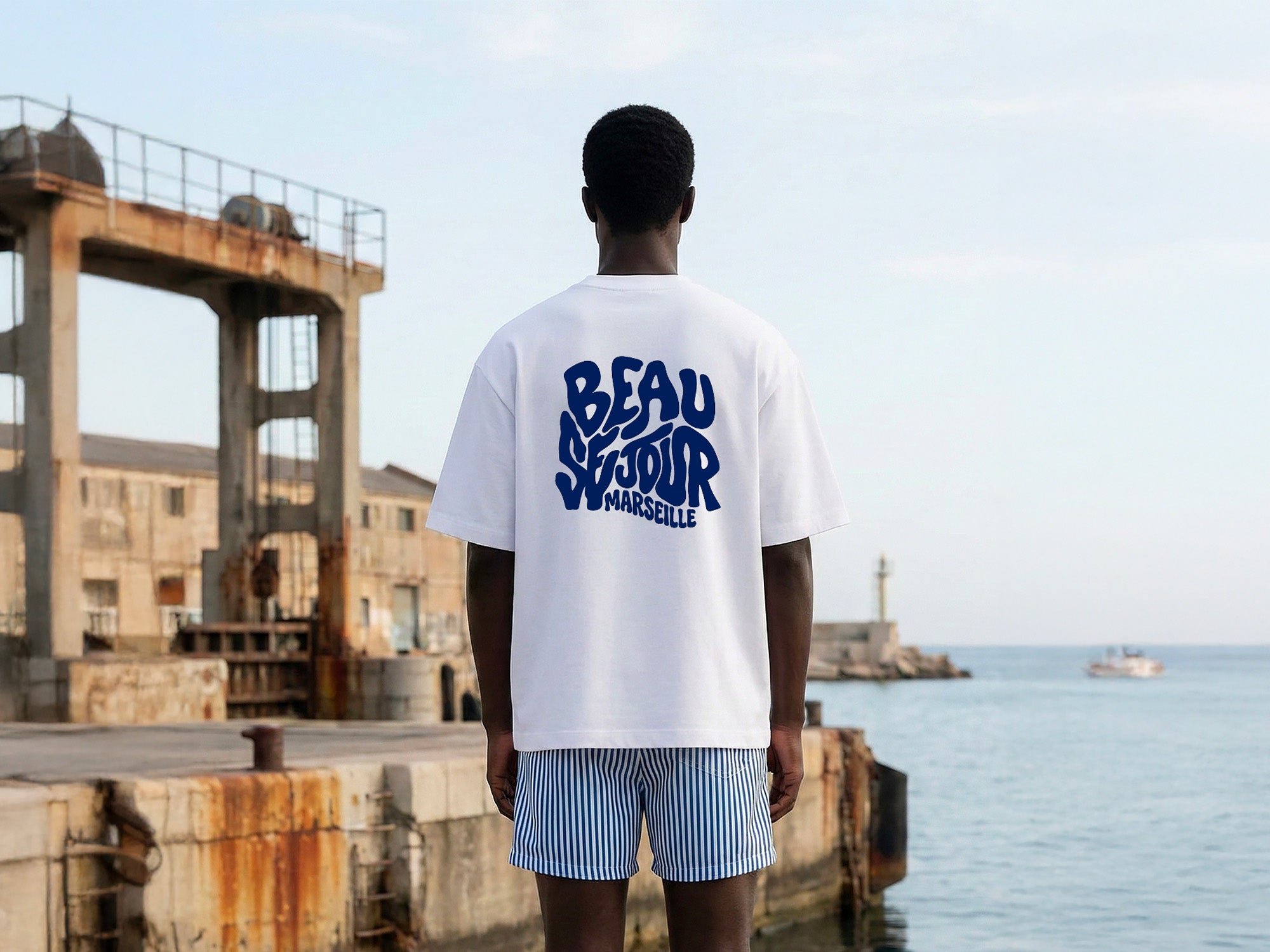 Pourquoi le tshirt large homme est idéal à Marseille
