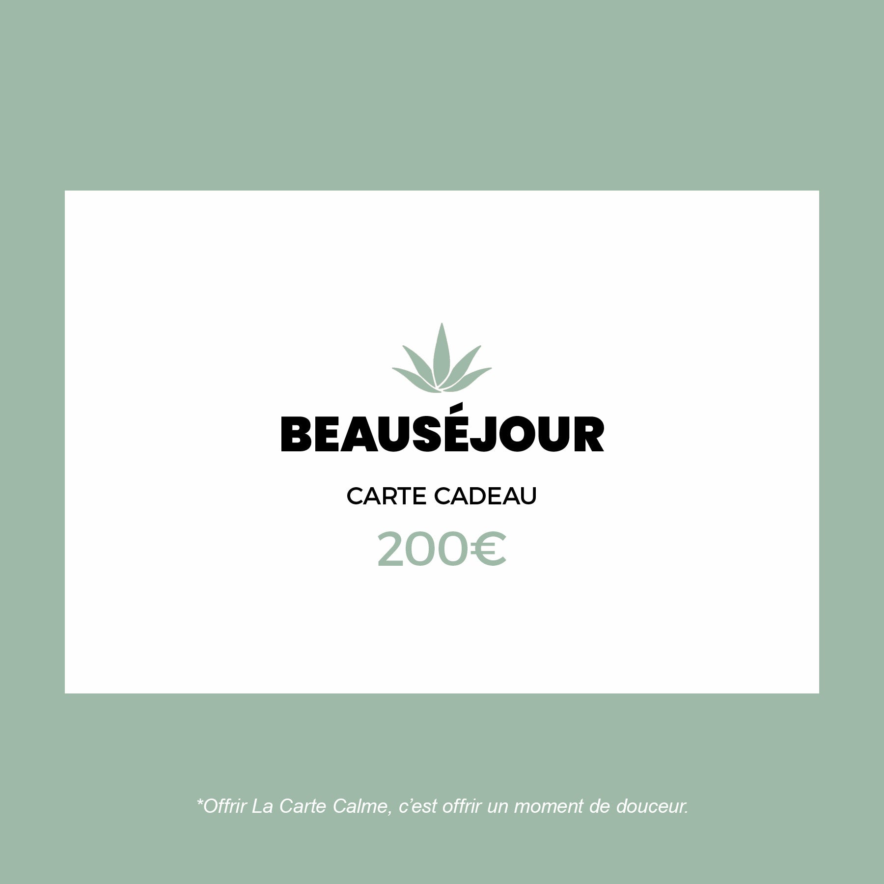 carte cadeau de la marque beauséjour france d'une valeur de 200€ sur tout le site. Tshirt yoga. Sweat yoga. Debardeurs yoga.