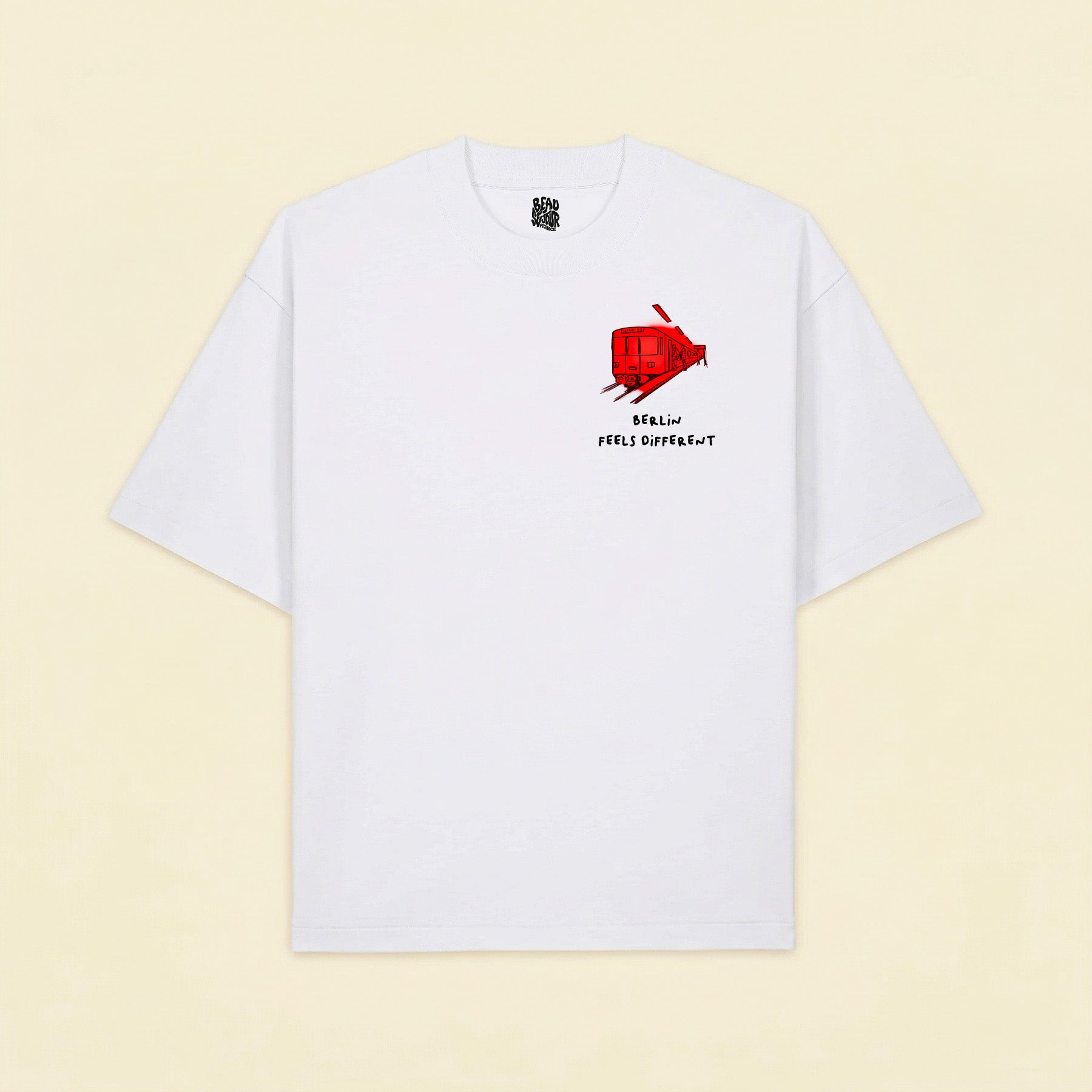T-Shirt blanc Berlin feels different