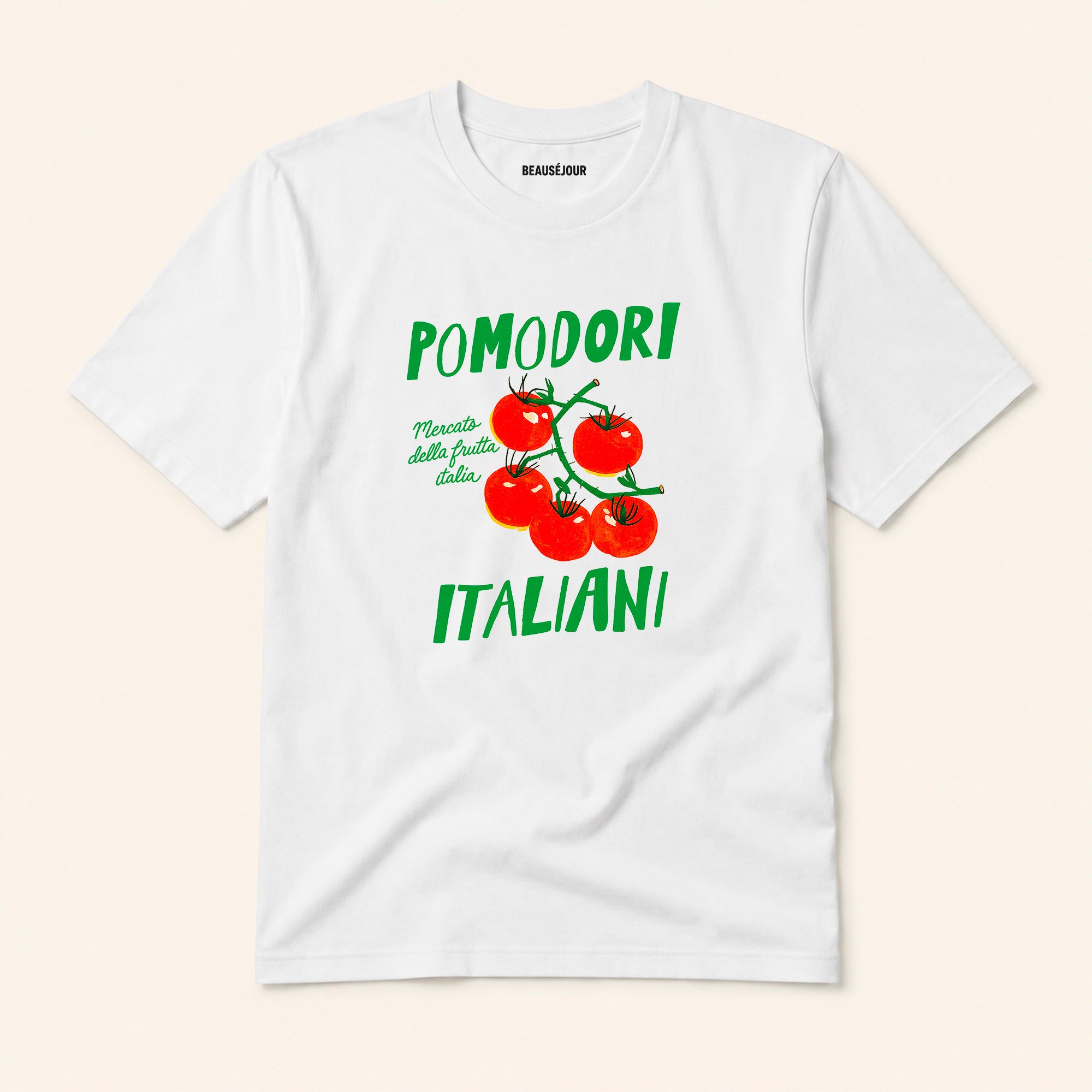 T-Shirt blanc Pomodori