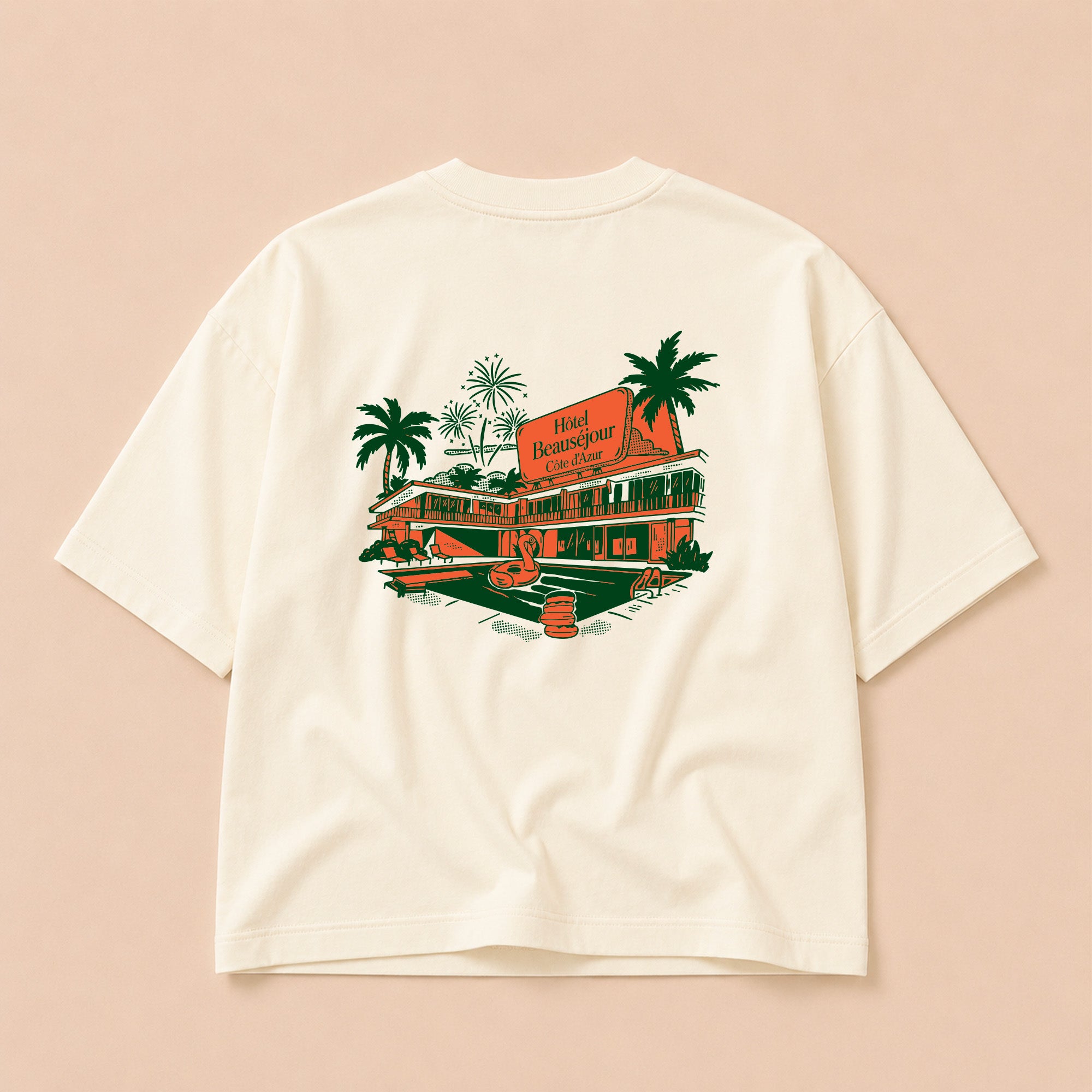 T-shirt Boxy « Hôtel Beauséjour »