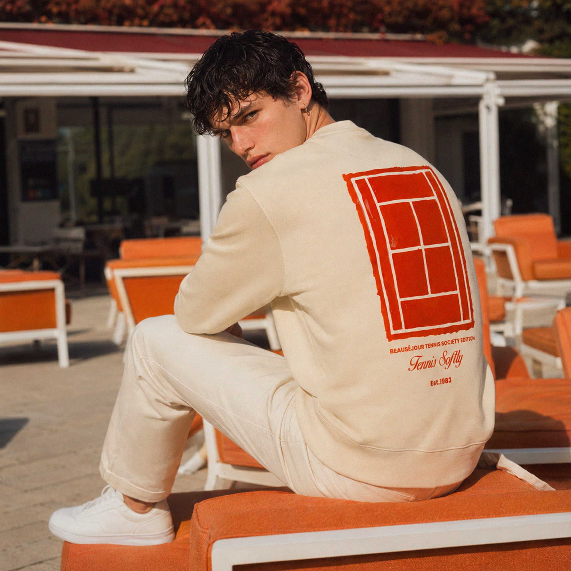 Sweatshirt Tennis Homme