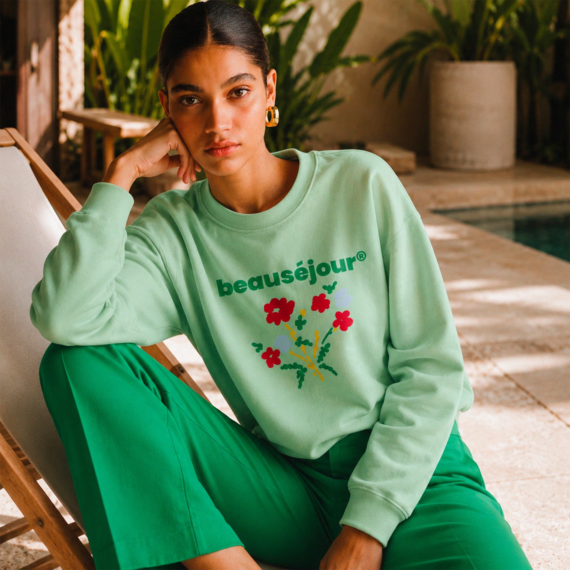 Sweat Flowers vert