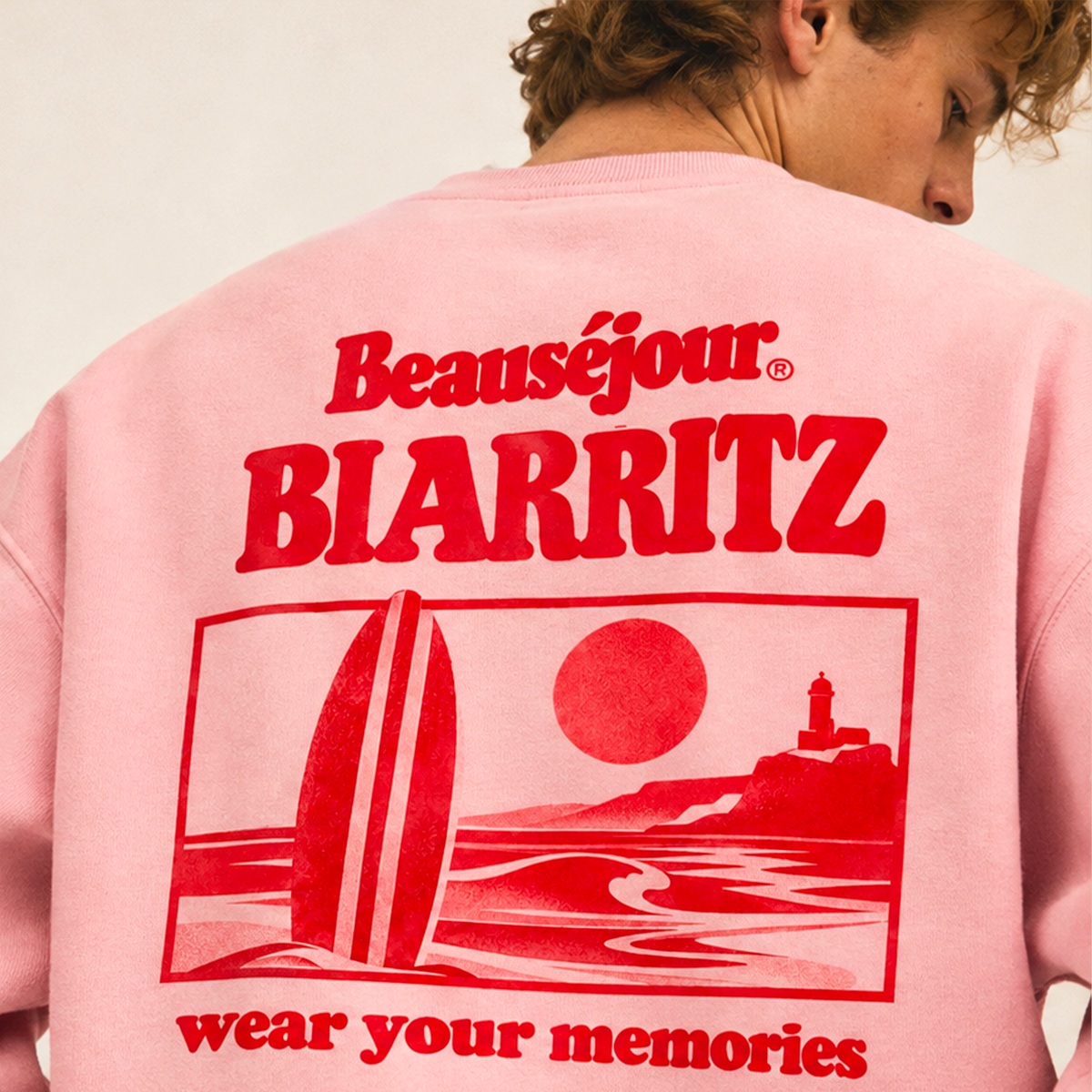Sweatshirt Biarritz Illustration