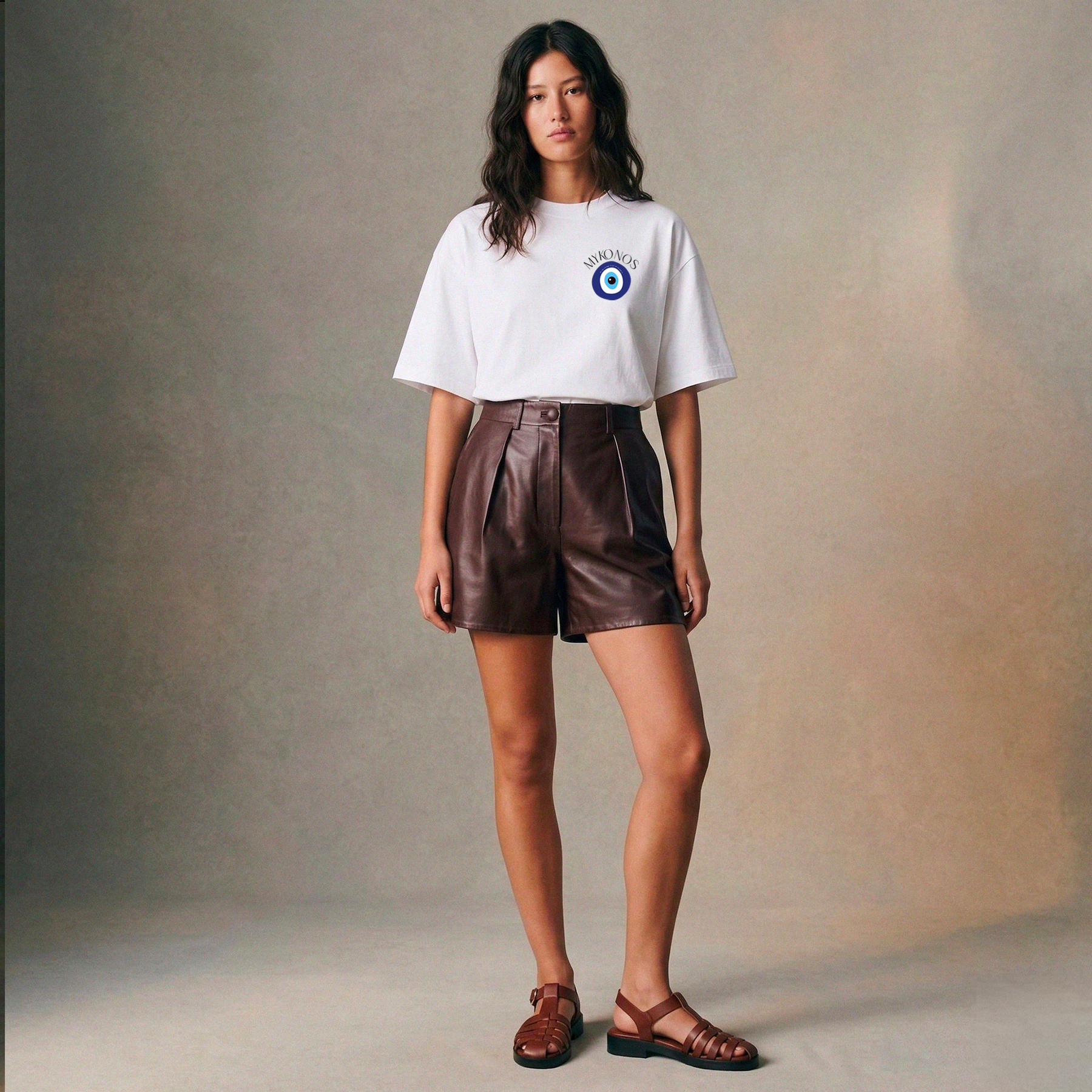 T-Shirt blanc Mykonos