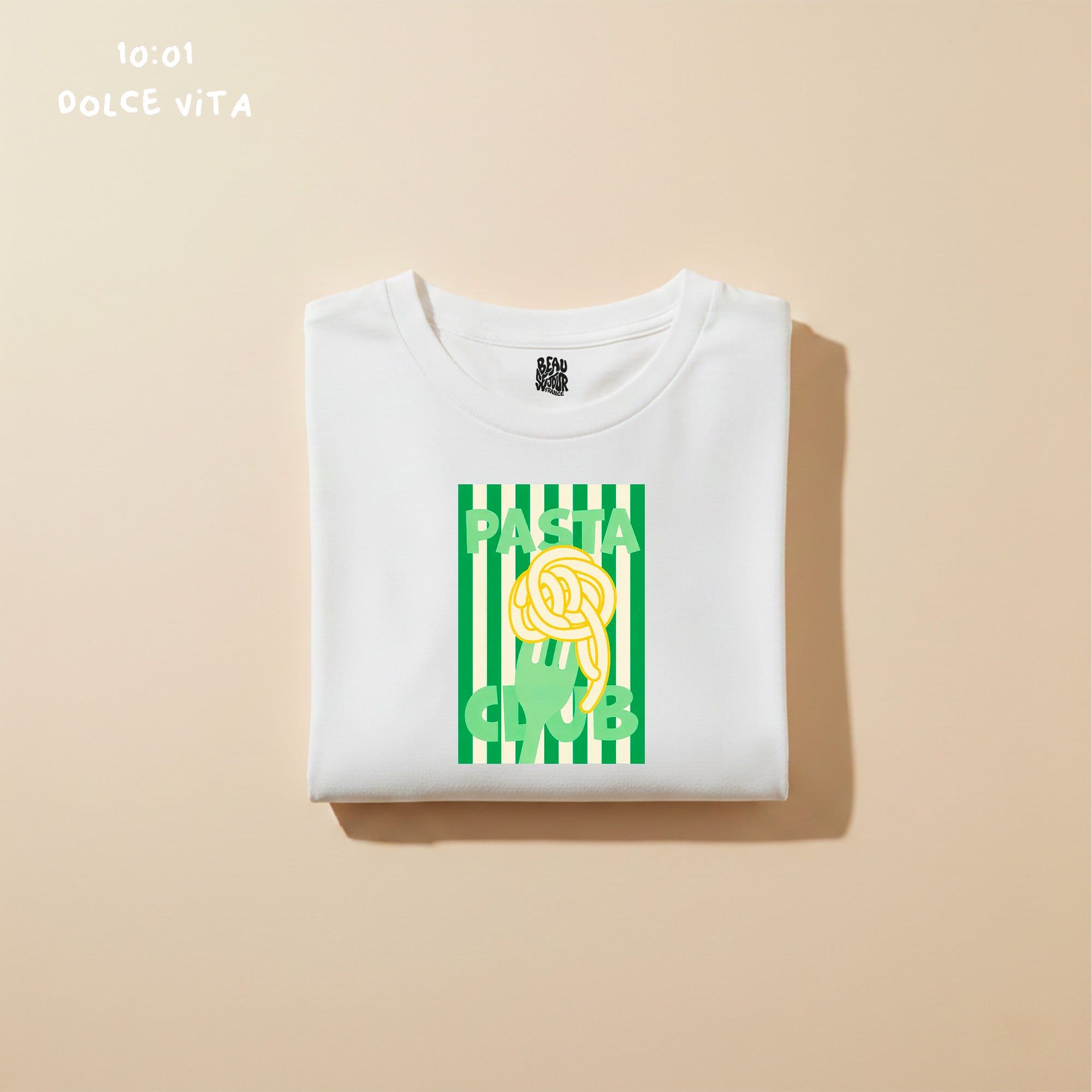 T-Shirt Pasta Club - T-Shirt Dolce Vita - T-Shirt femme - T-Shirt été - T-Shirt léger