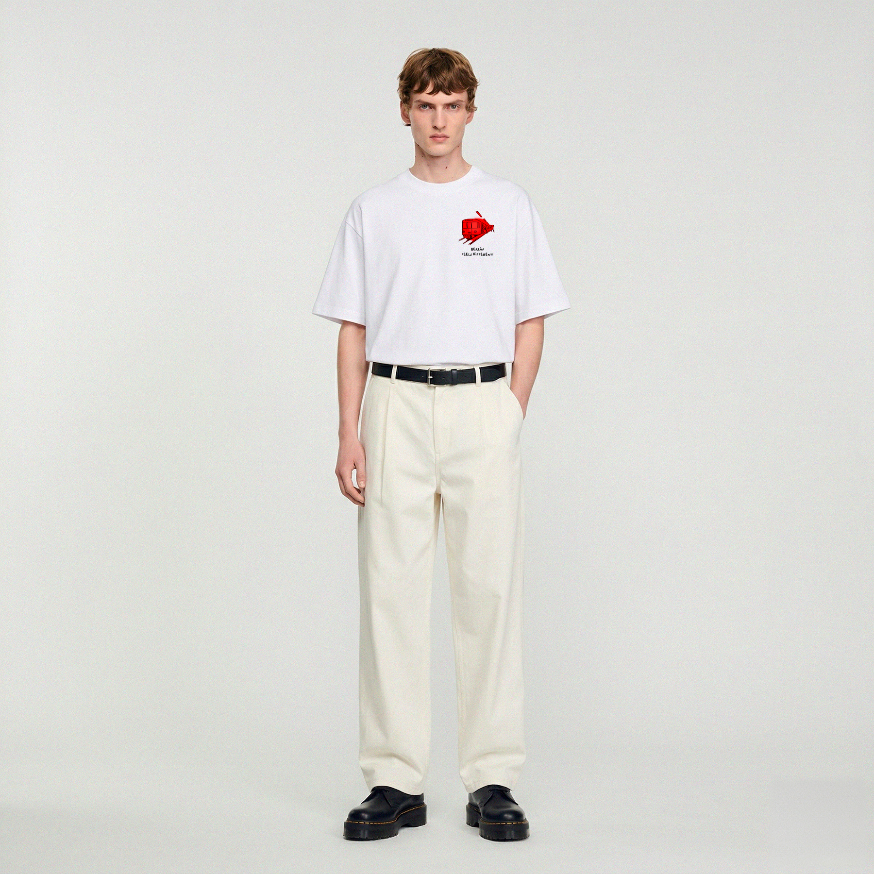T-Shirt blanc Berlin feels different