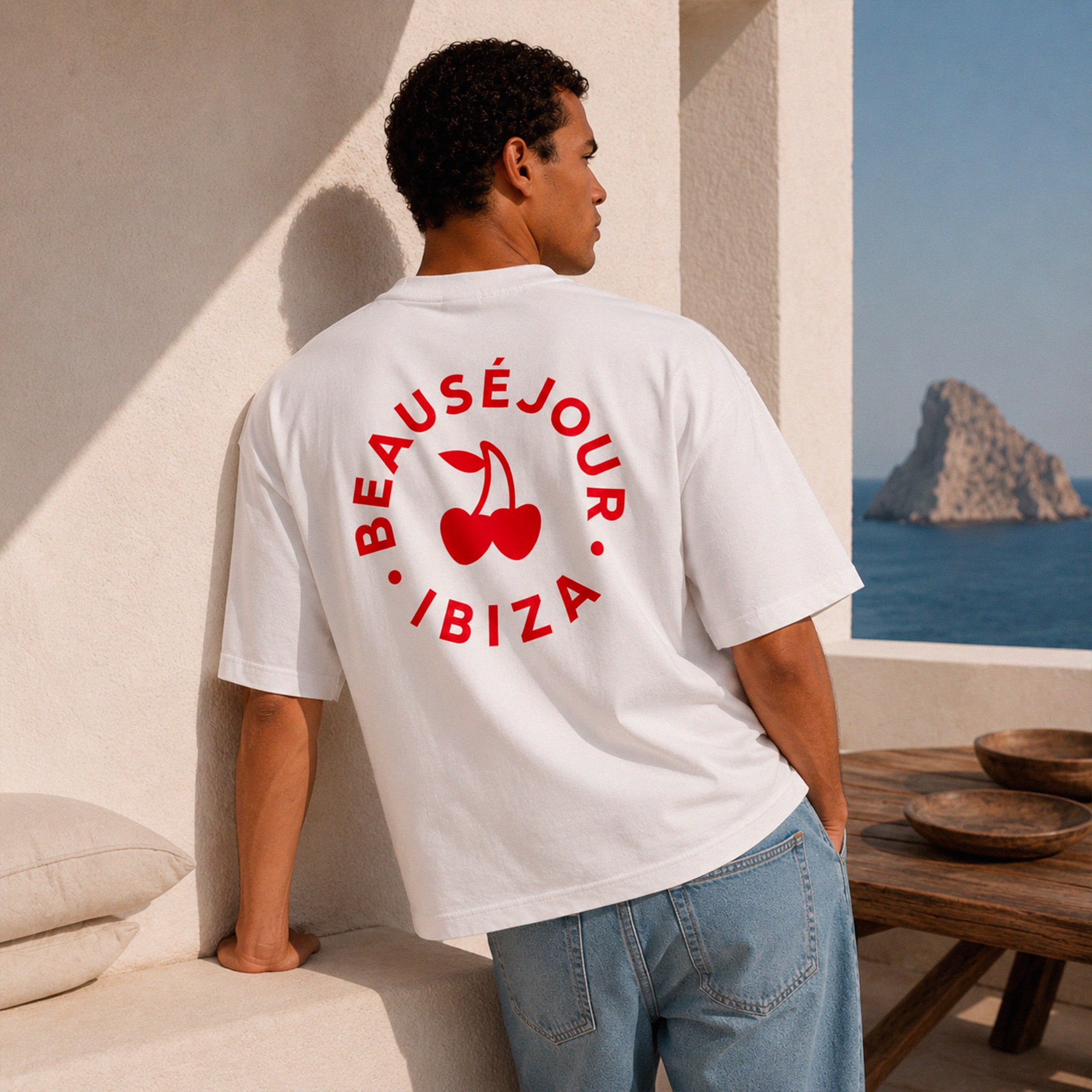 T-shirt Boxy Ibiza Cercle Homme