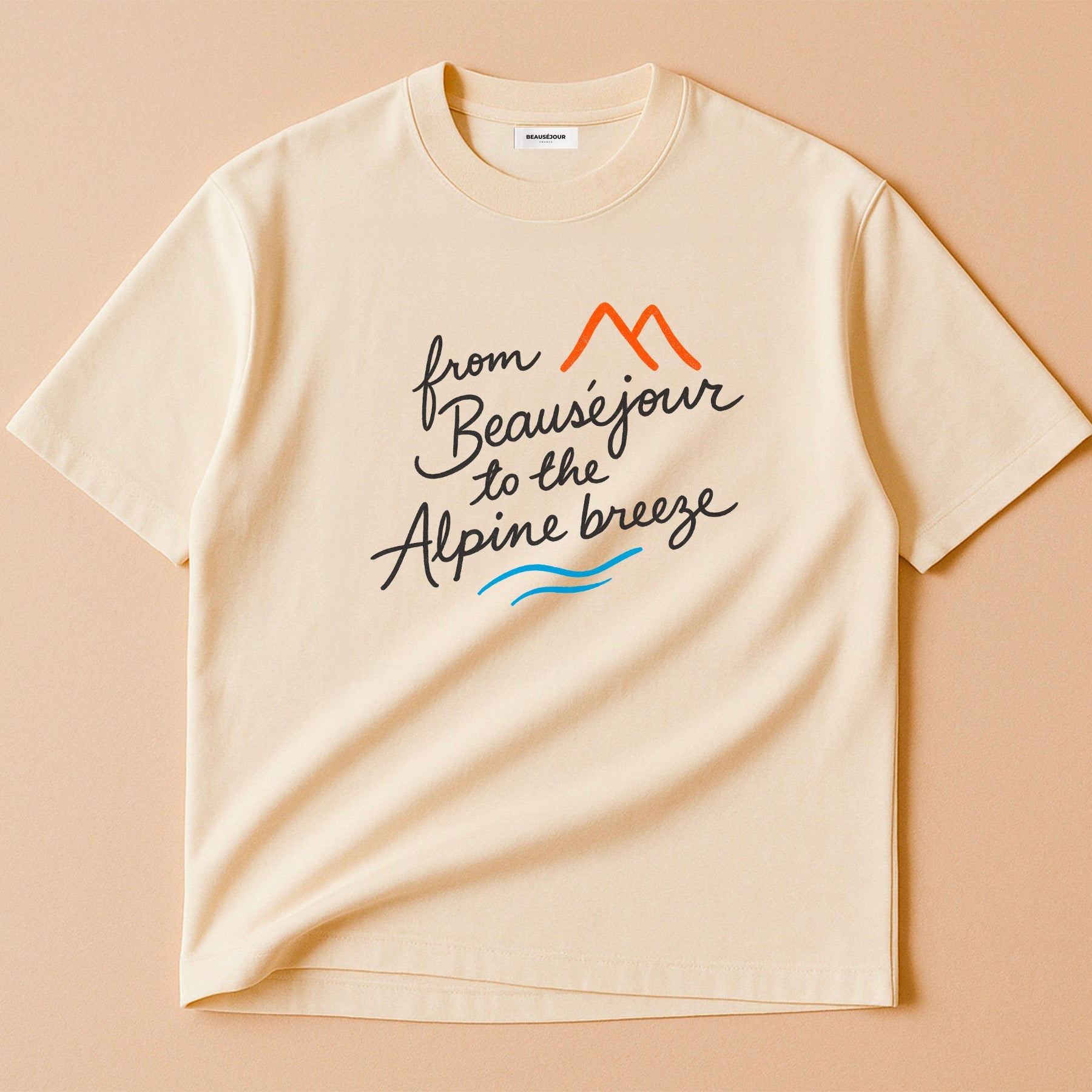 T-Shirt from the alpine breeze Beauséjour France