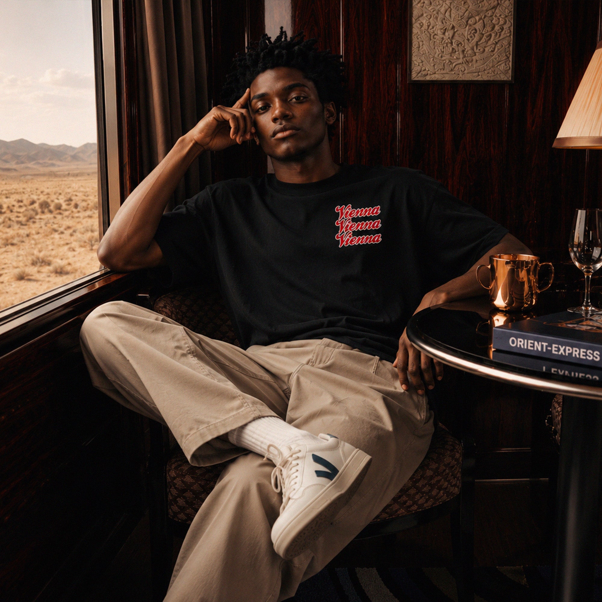 T-shirt Boxy Vienna — Beauséjour Orient Express