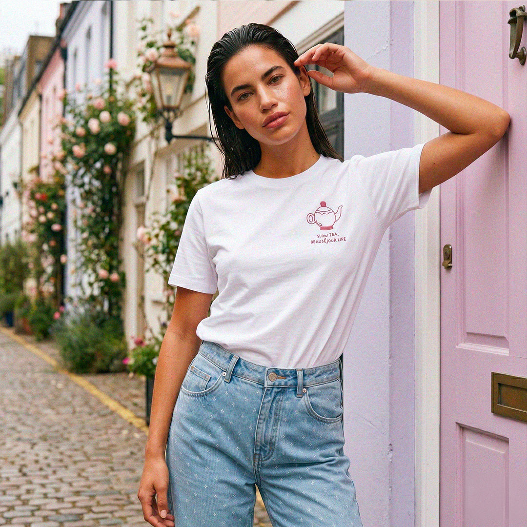 T-Shirt Slow Tea Femme