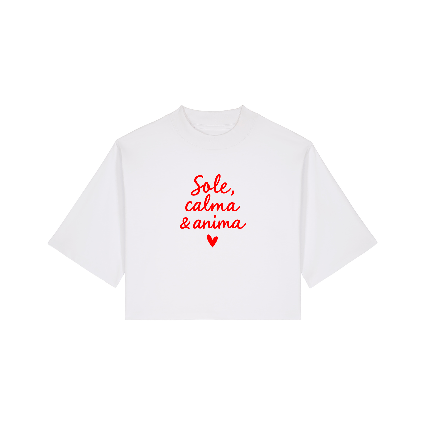 Boxy Crop Sole Calma T-Shirt