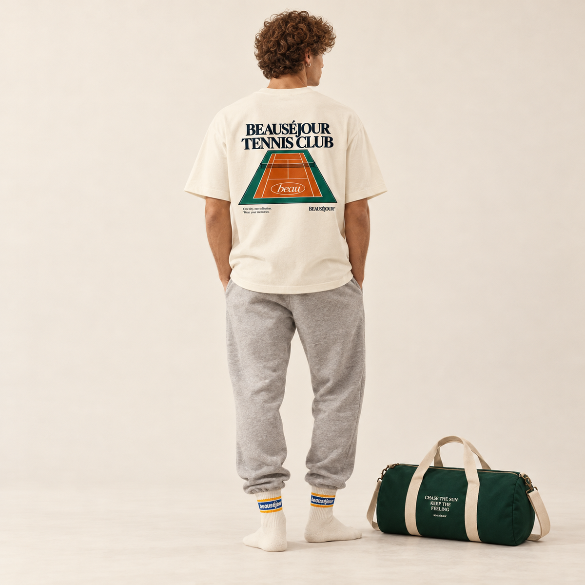 T-shirt Boxy Tennis French