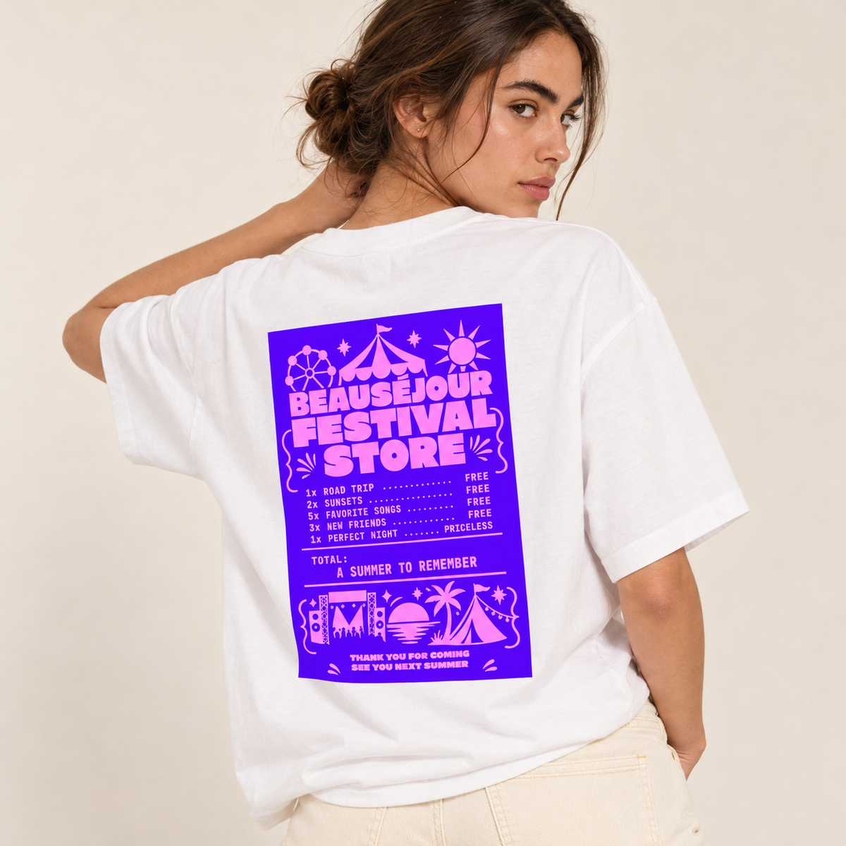 T-shirt Boxy Receipt
