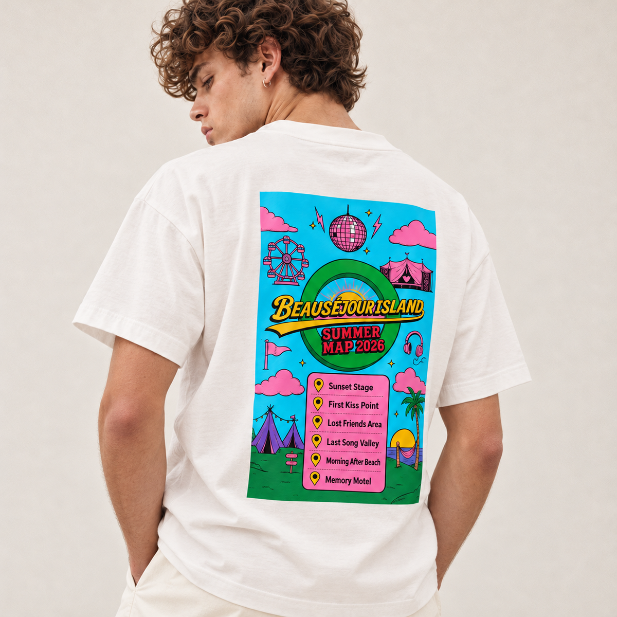 T-shirt Boxy Summer Map 2026
