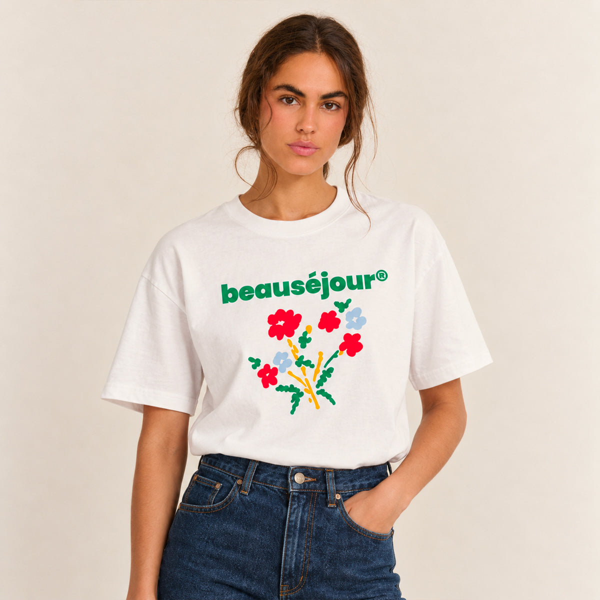 Flower T-shirt.