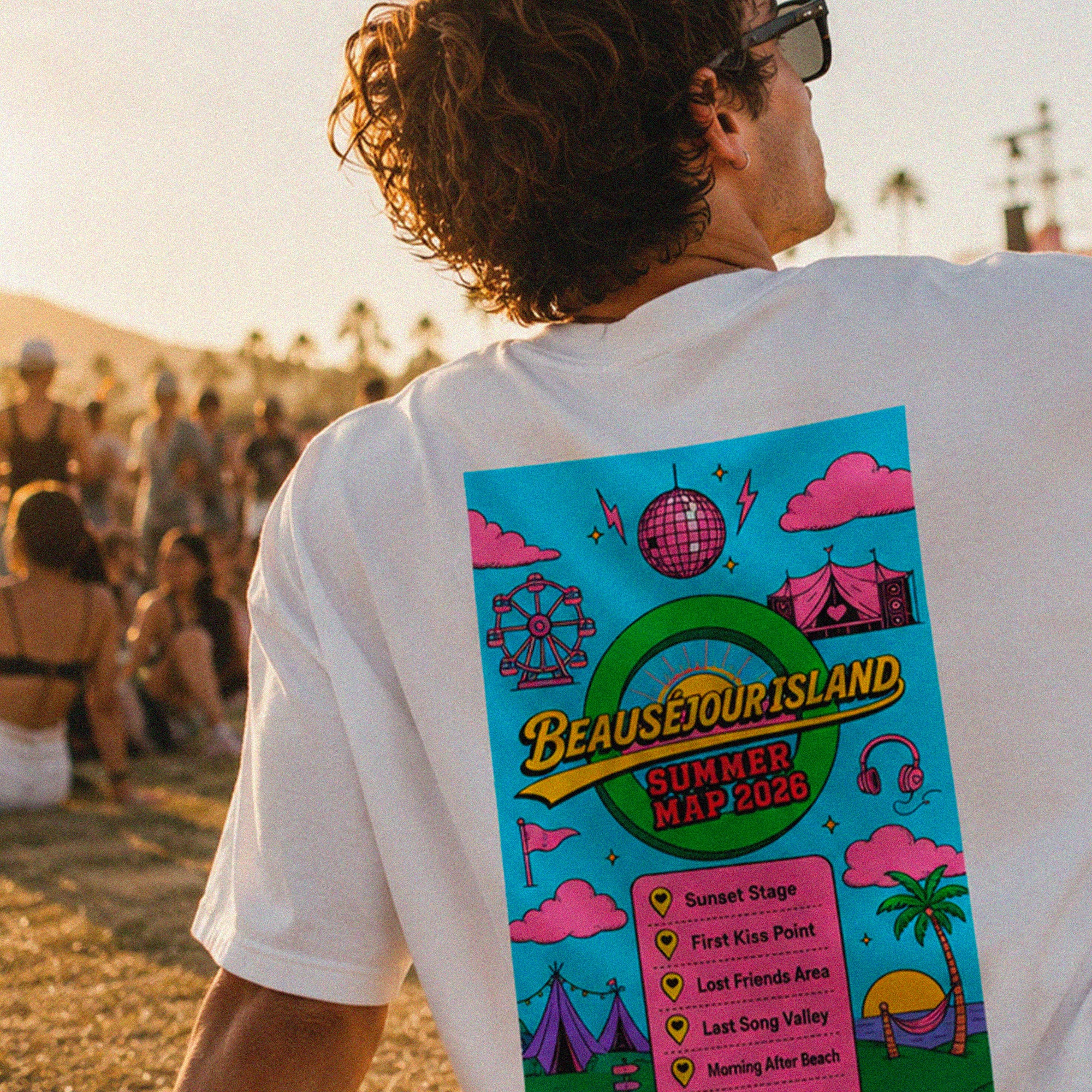 T-shirt Boxy Summer Map 2026