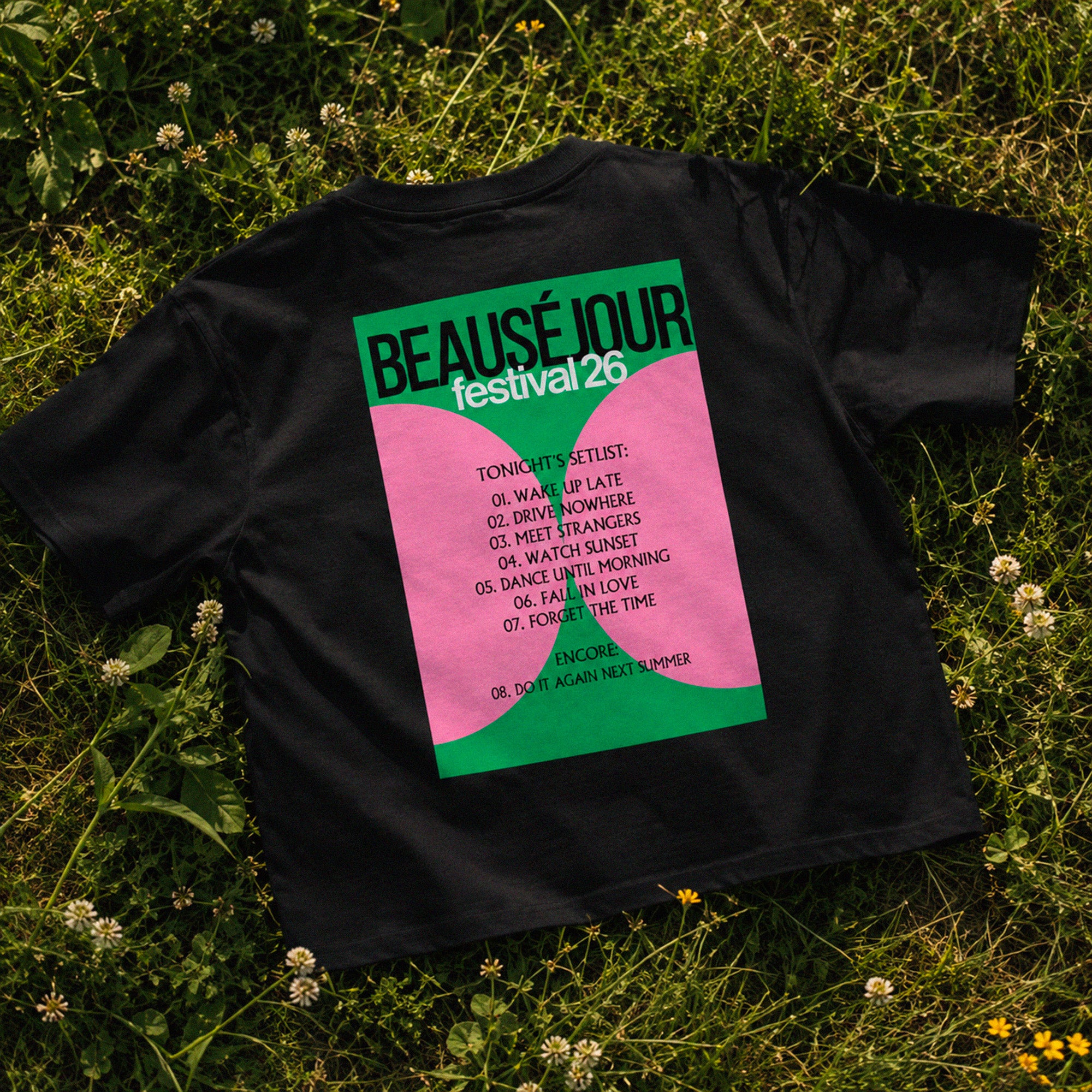 T-shirt Boxy Tonight’s Setlist