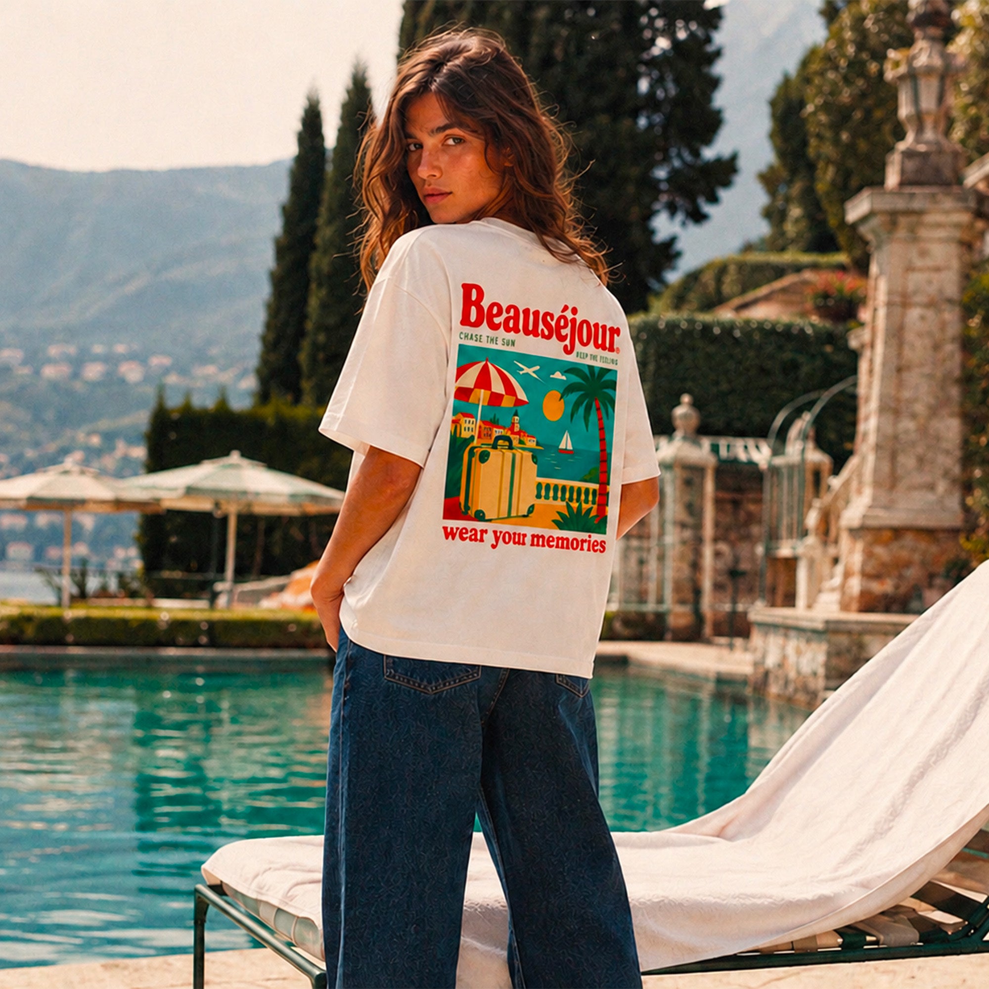 T-shirt Boxy Wear Your Memories
