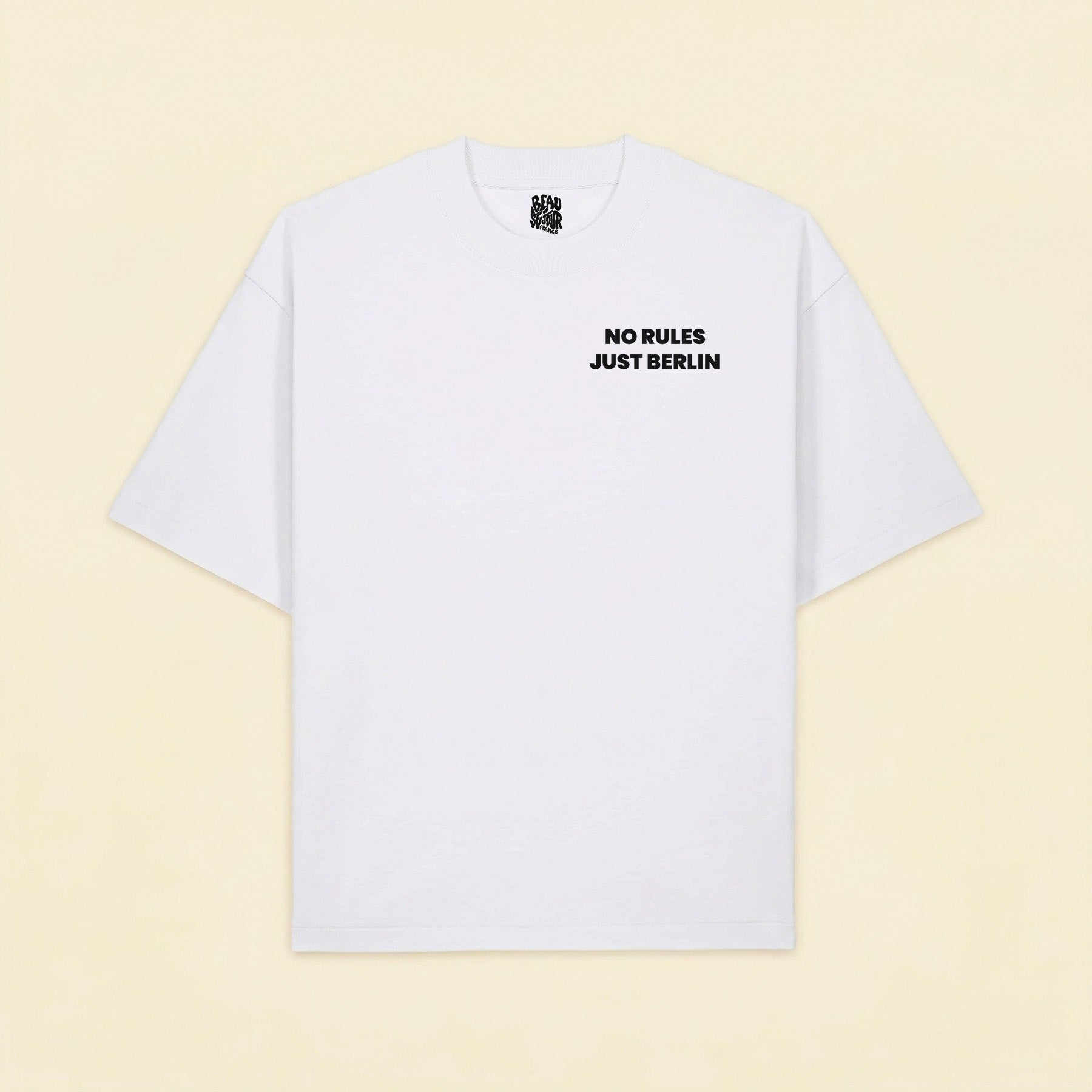 T-Shirt blanc No rules Just Berlin