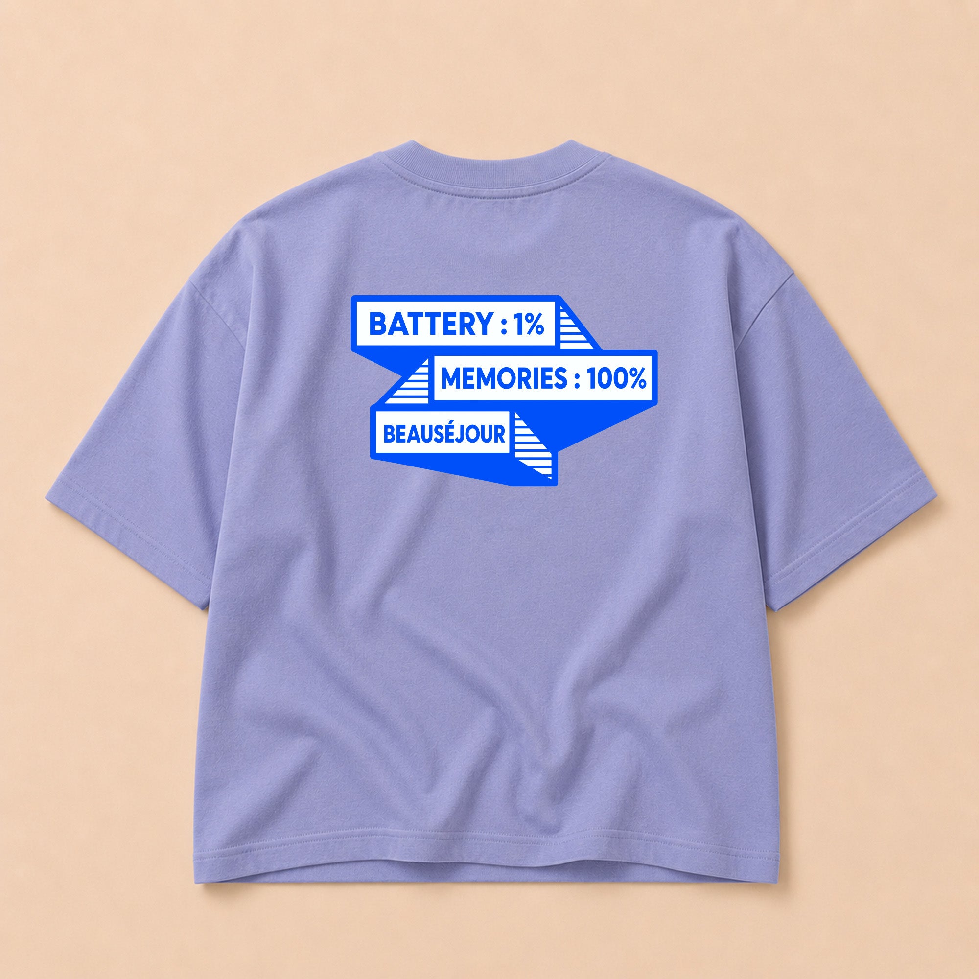 T-shirt Boxy 100% memories