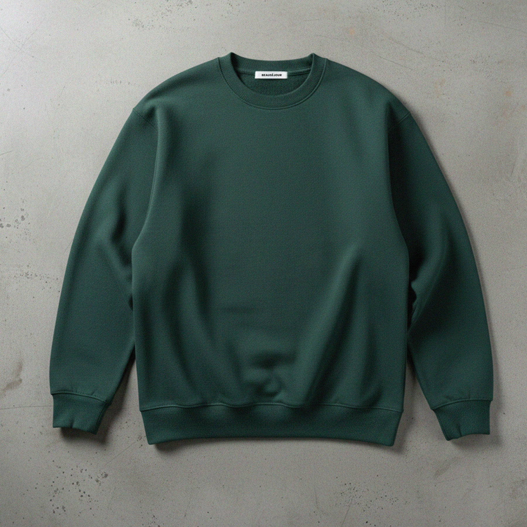 sweathirt col rond, sweatshirt homme, sweat homme, sweat vert, sweat col rond homme, sweatshirt
