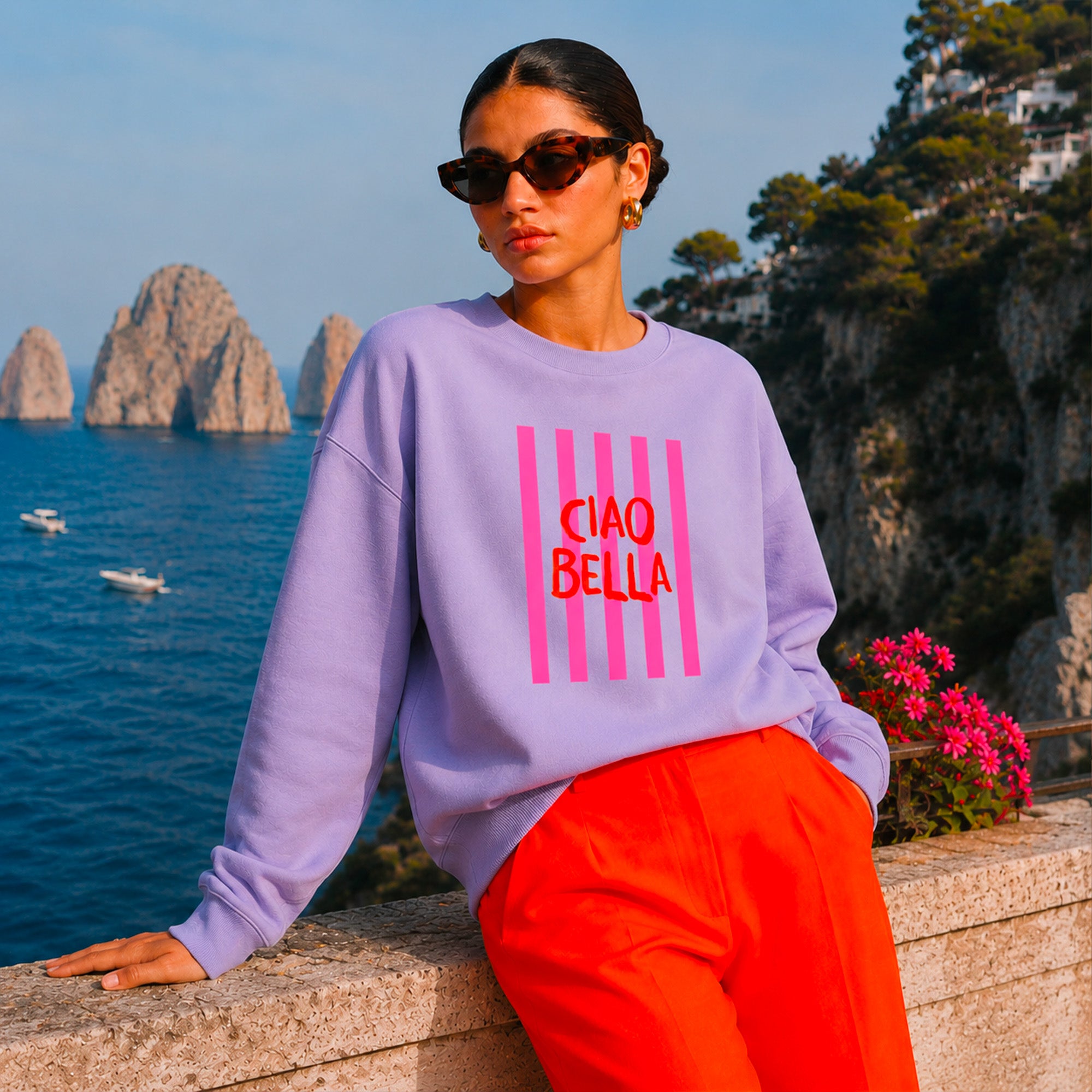 Sweat violet Ciao Bella