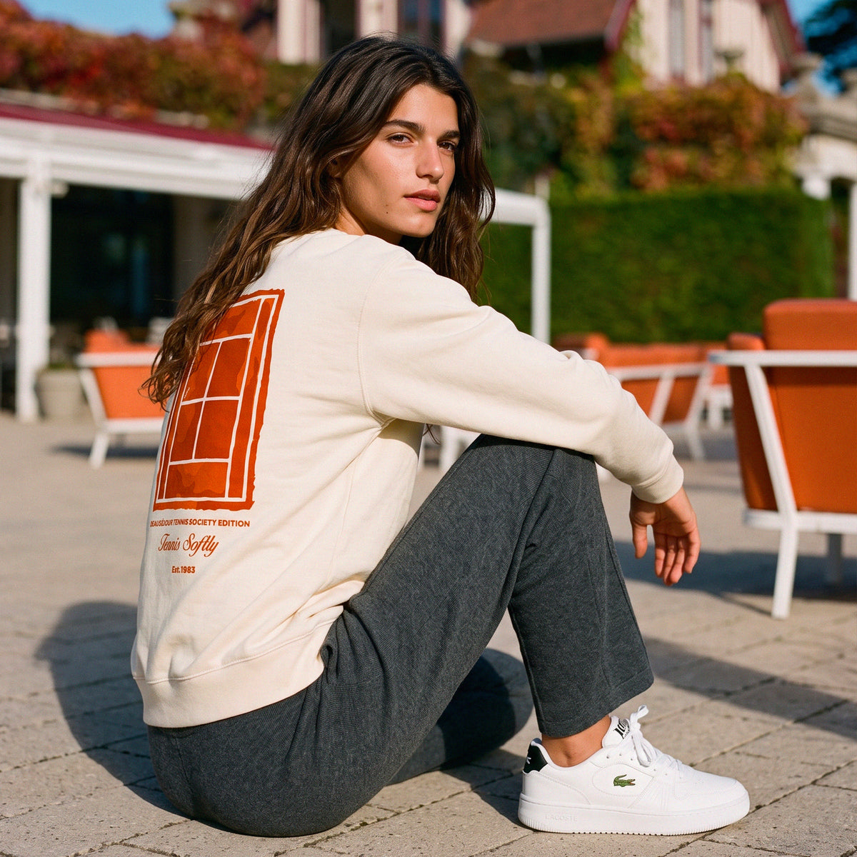 Sweatshirt Tennis Femme