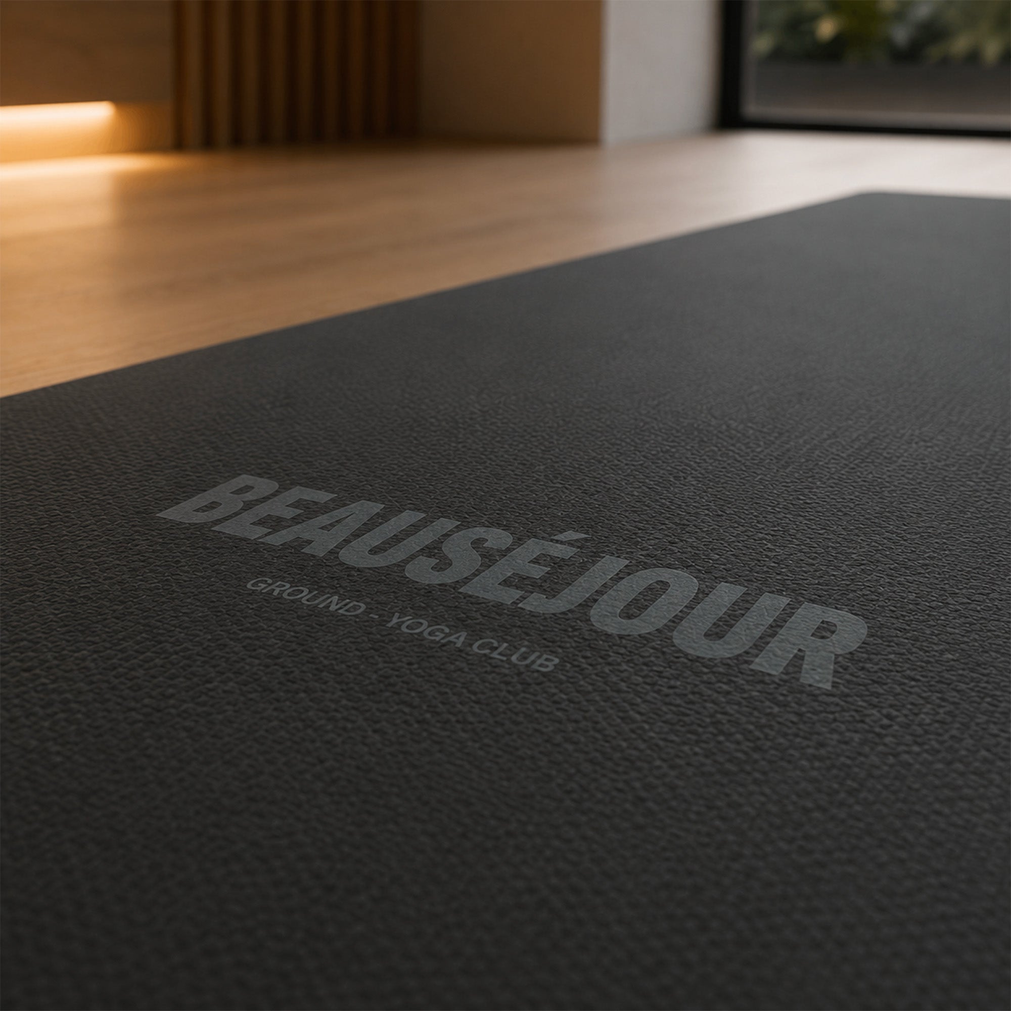 tapis yoga confortable avec amorti 5mm