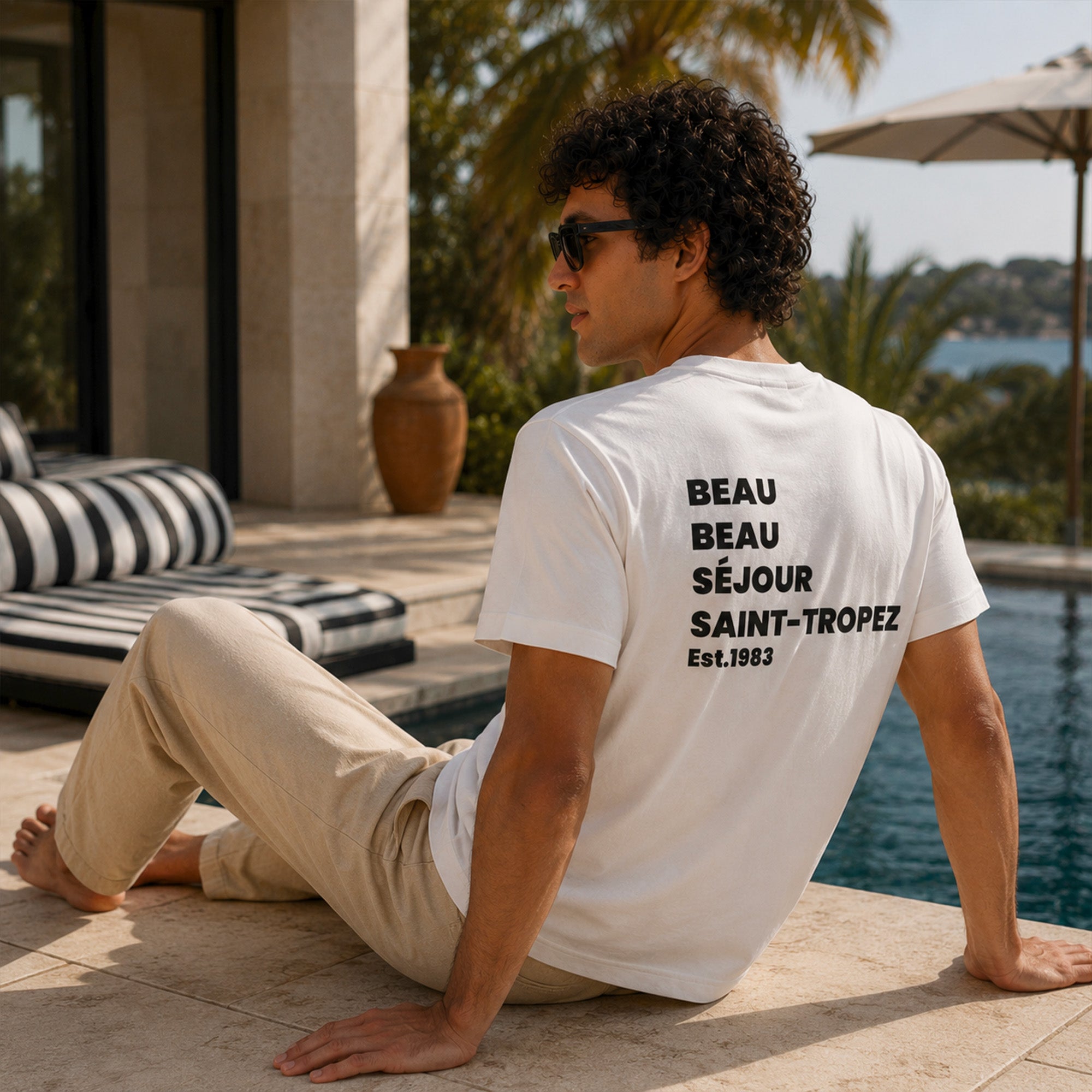 T-Shirt Beau Beau séjour Saint-Tropez Femme