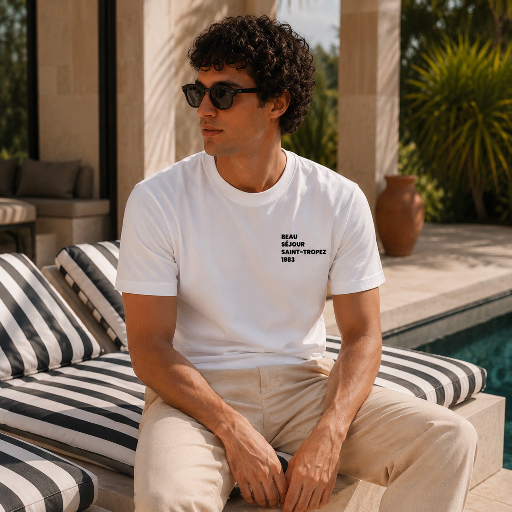 T-Shirt Beau Beau séjour Saint-Tropez Femme
