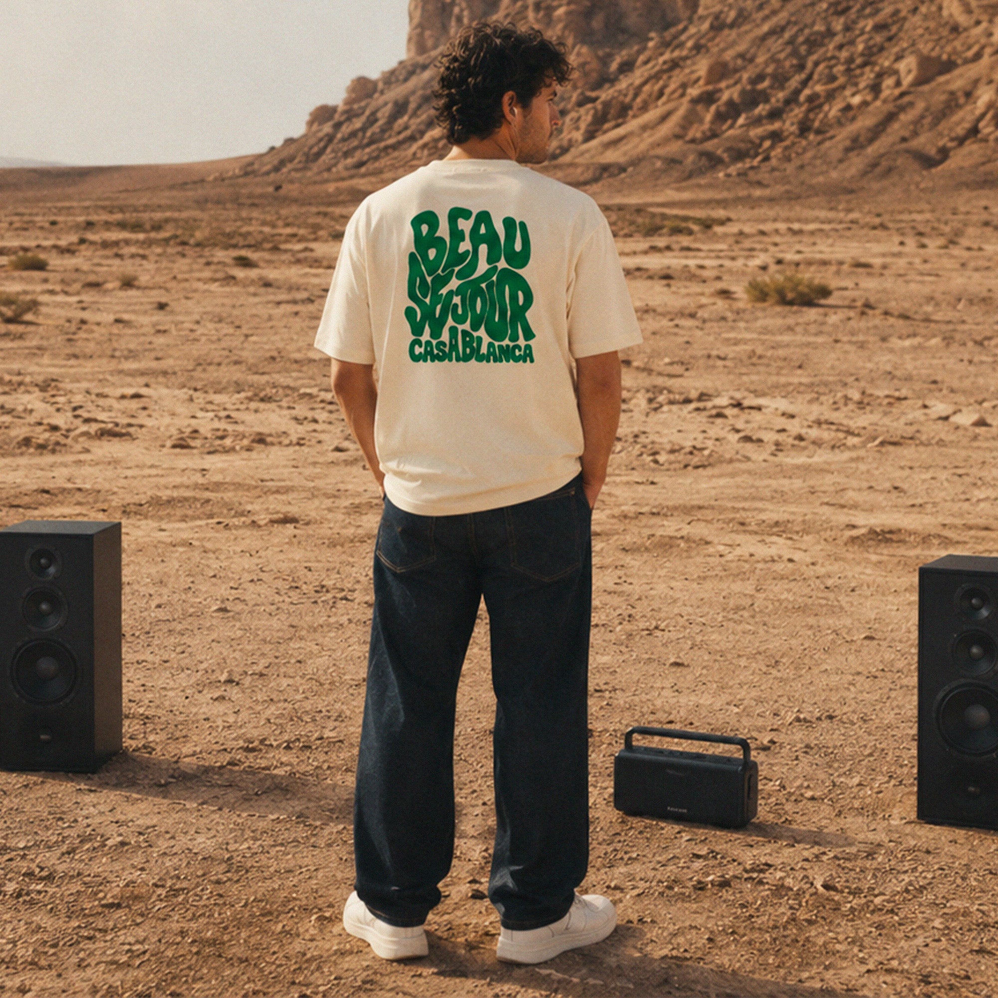 T-Shirt boxy Casablanca