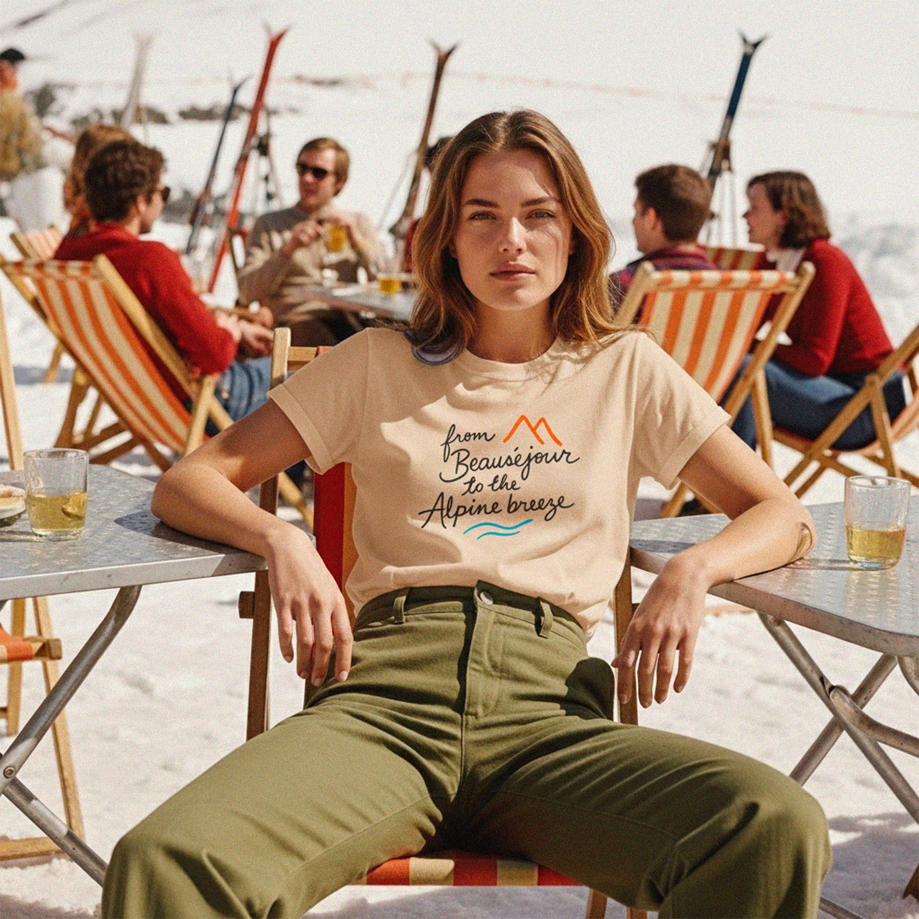 T-Shirt from the alpine breeze