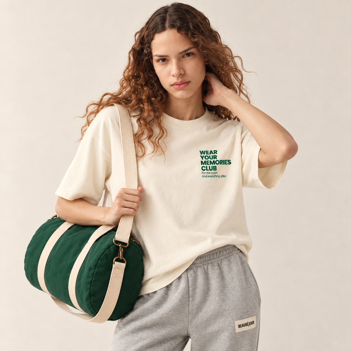 T-shirt Boxy Tennis French