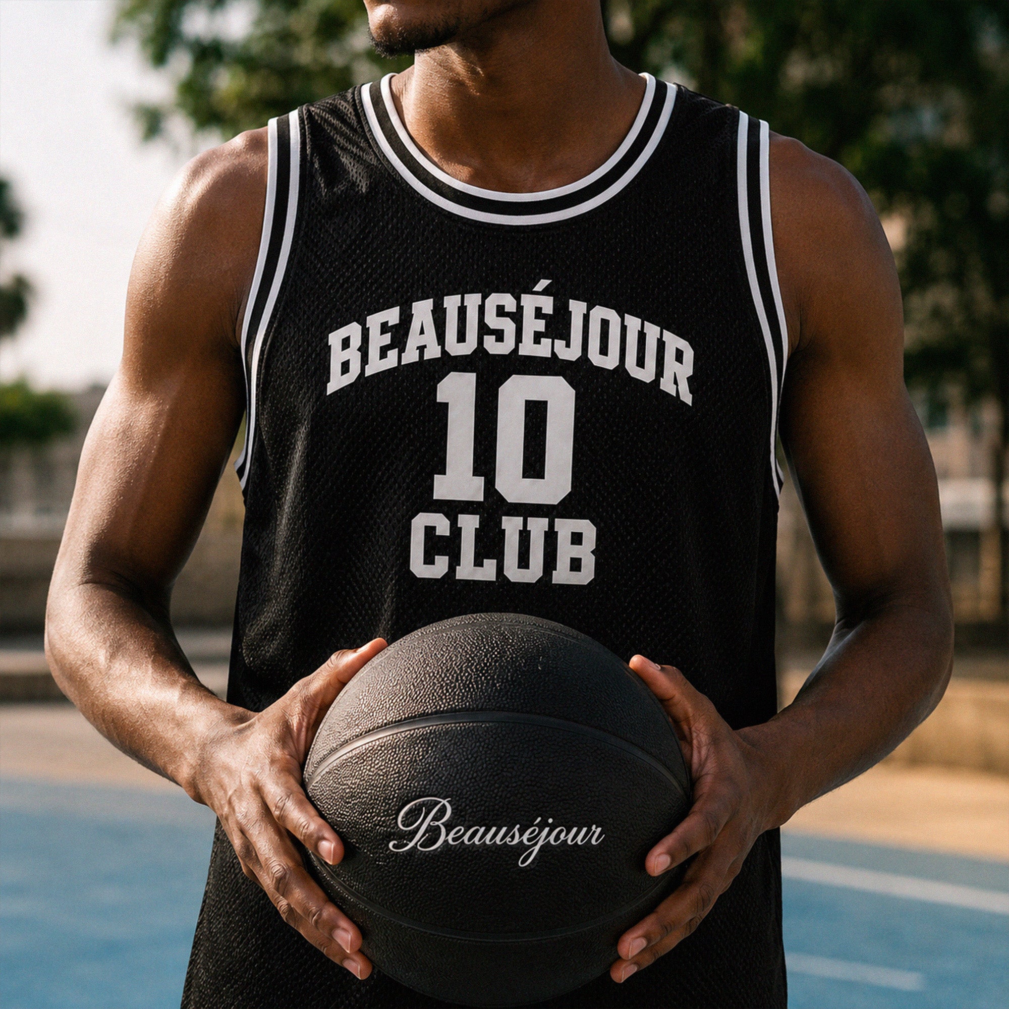 Ballon de Basketball Noir – Beauséjour Basketball Club®