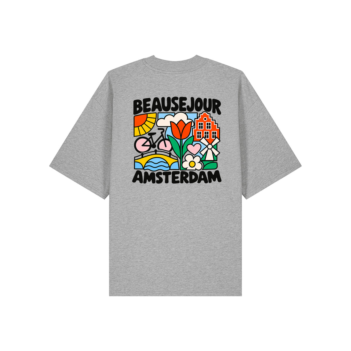 T-shirt Boxy Beauséjour Amsterdam