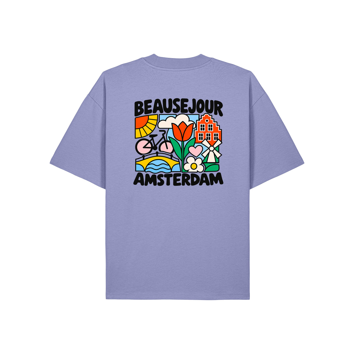 T-shirt Boxy Beauséjour Amsterdam