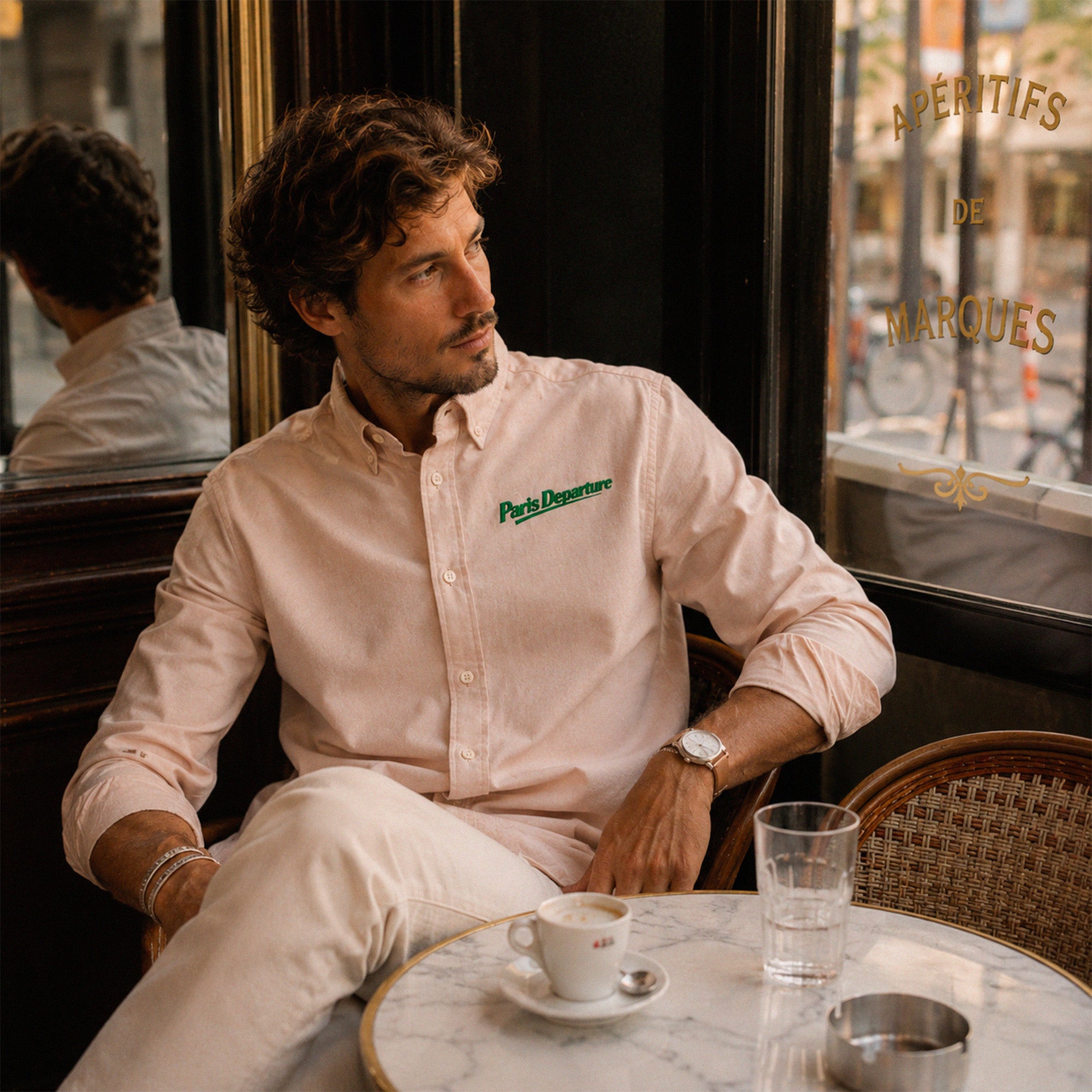 Chemise Oxford Paris Departure — Beauséjour Orient Express