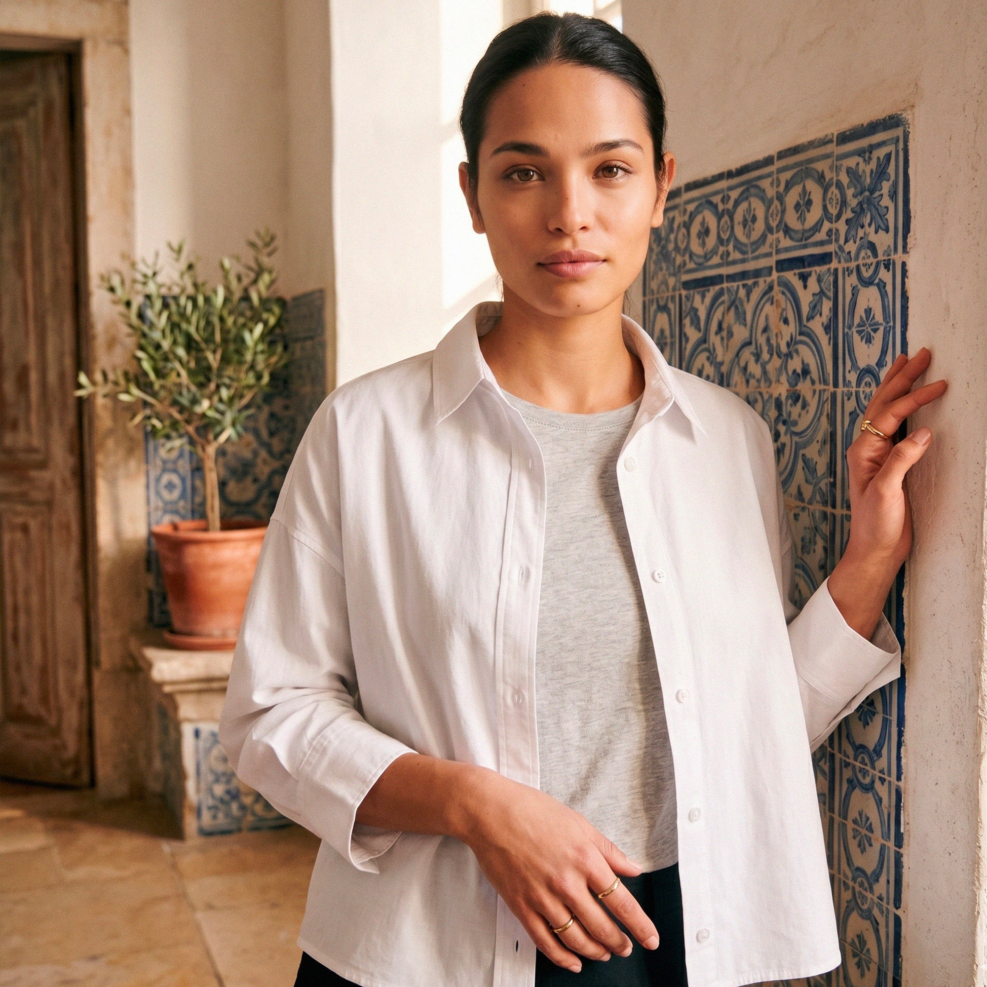 Chemise blanche Lisbonne