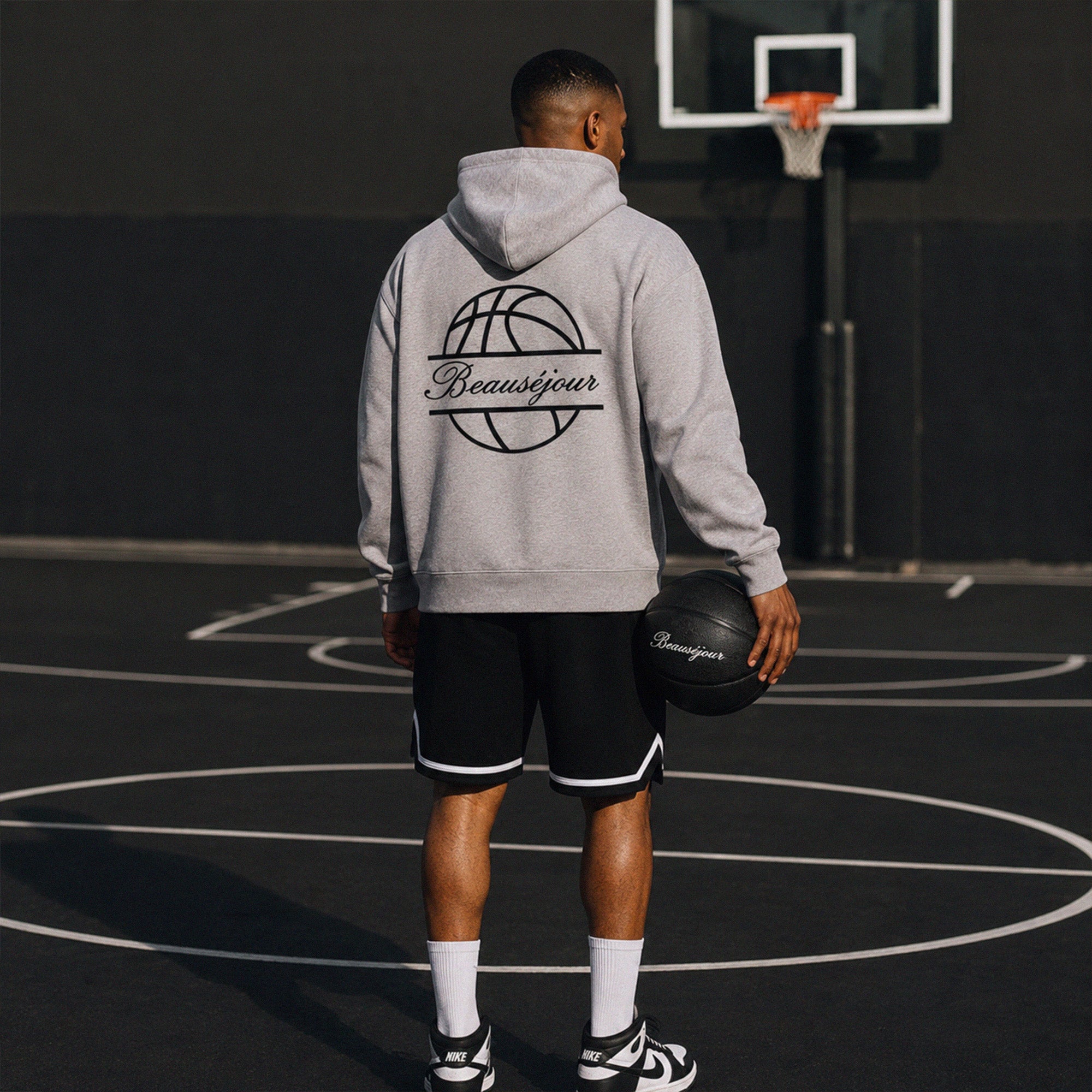 Hoodie « Est. 2024 » Gris Chiné – Beauséjour Basketball Club®