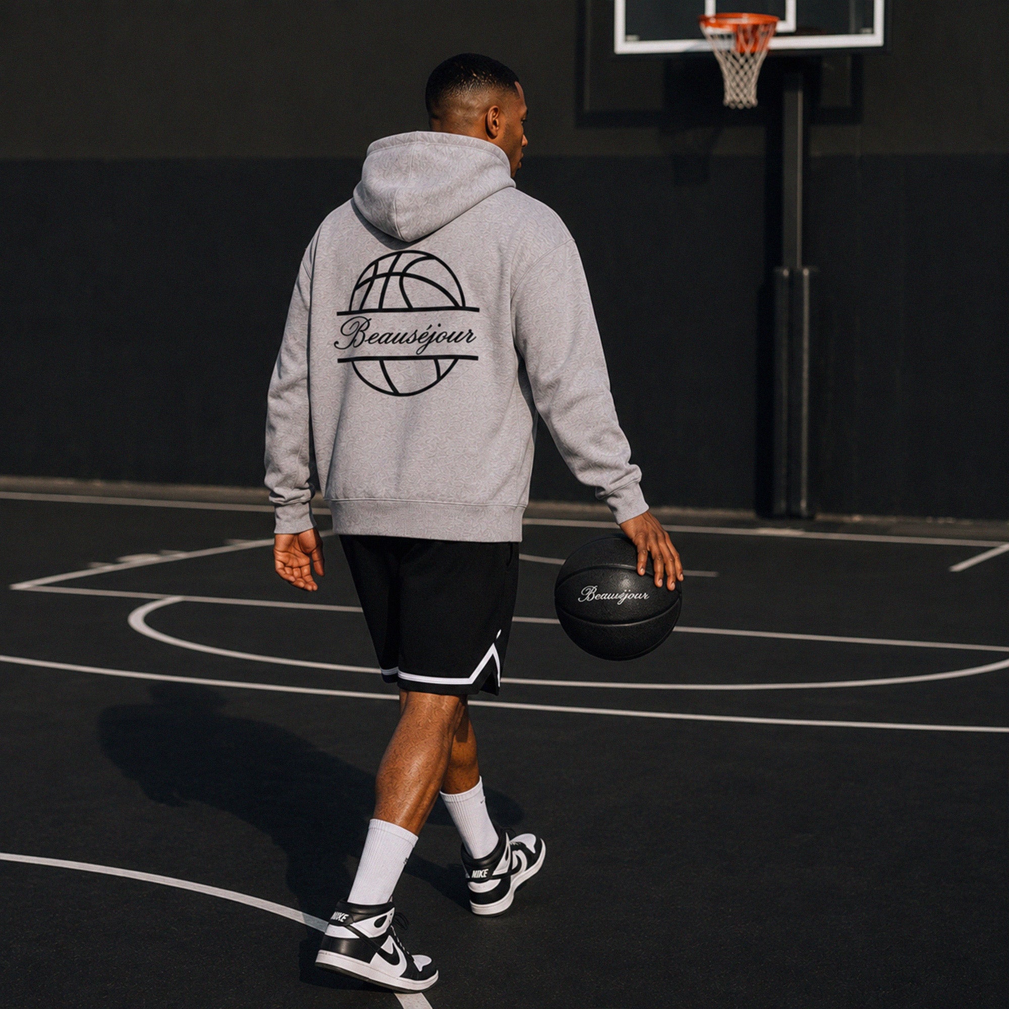 Hoodie « Est. 2024 » Gris Chiné – Beauséjour Basketball Club®