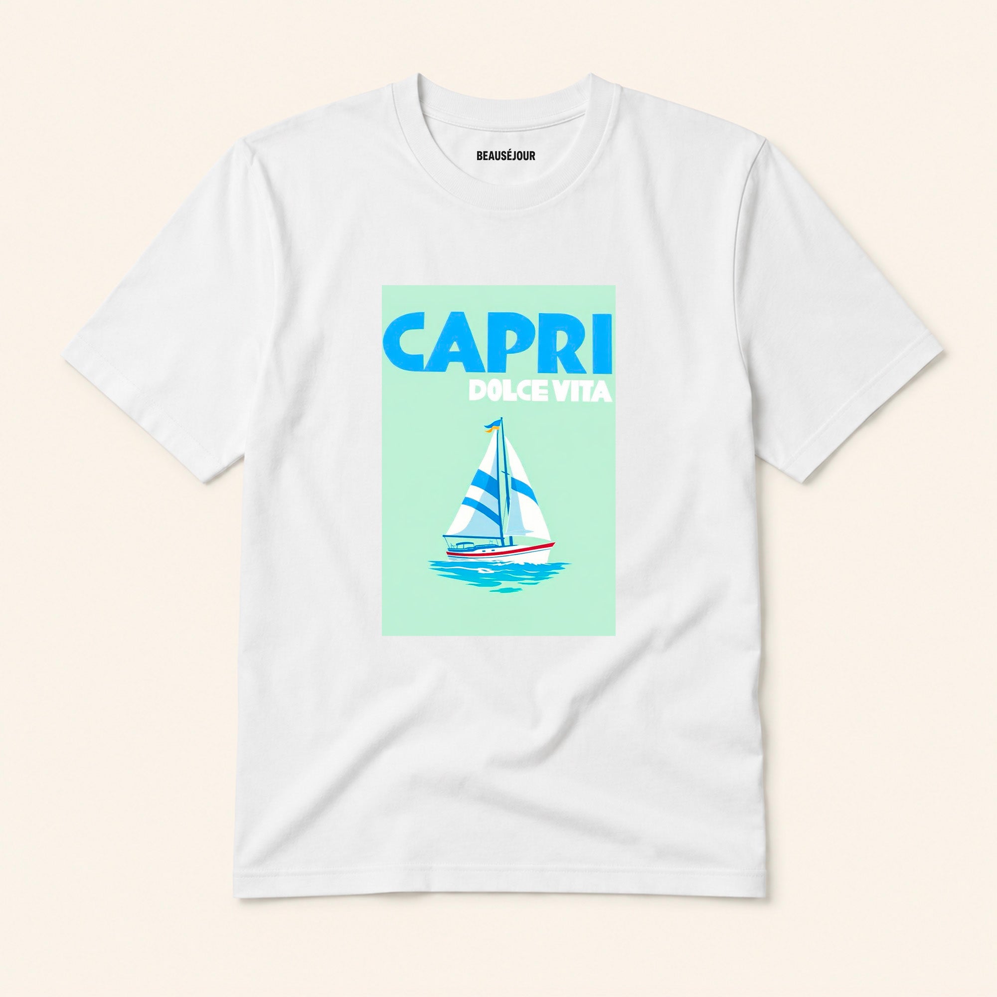 White Capri T-Shirt 