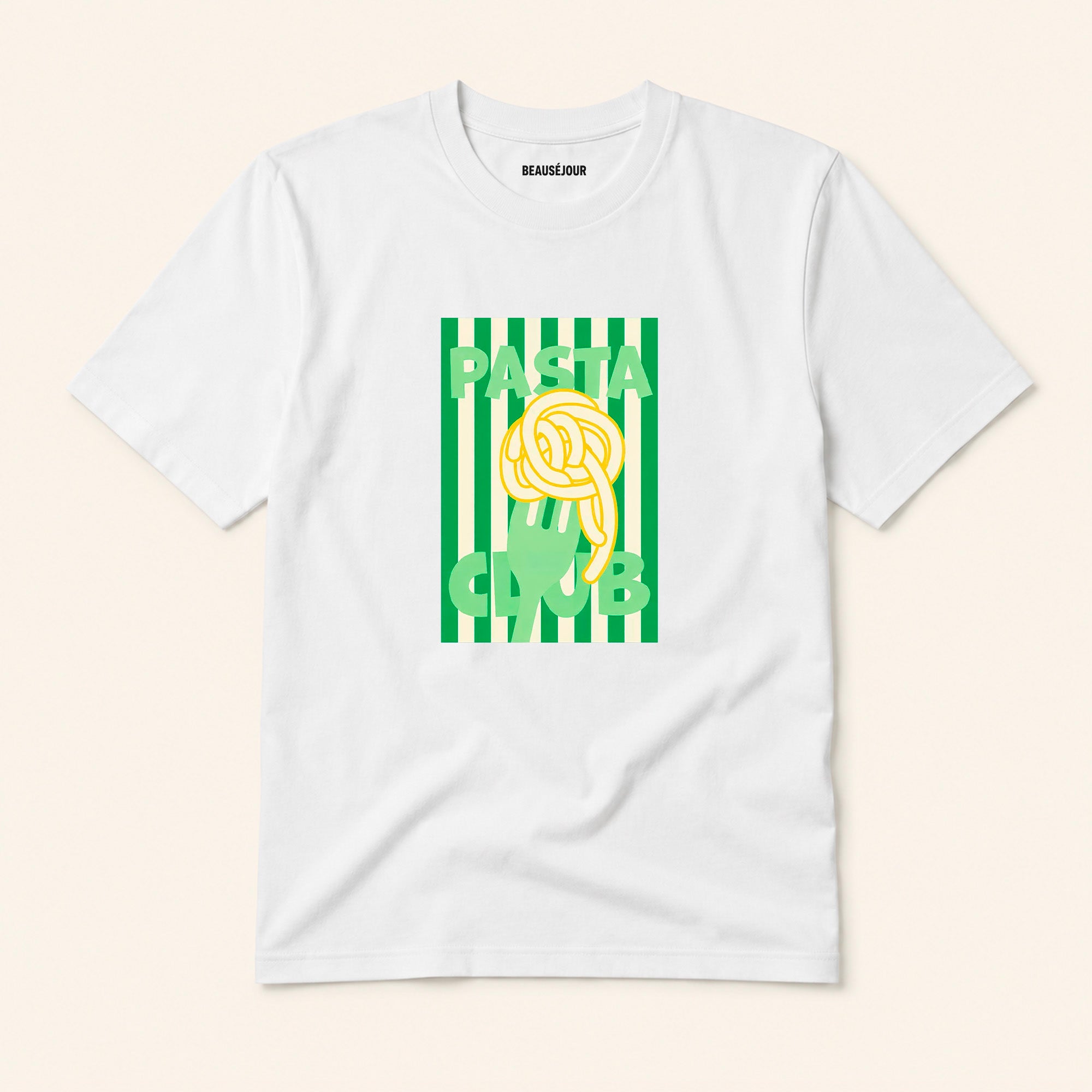 White Pasta Club T-Shirt