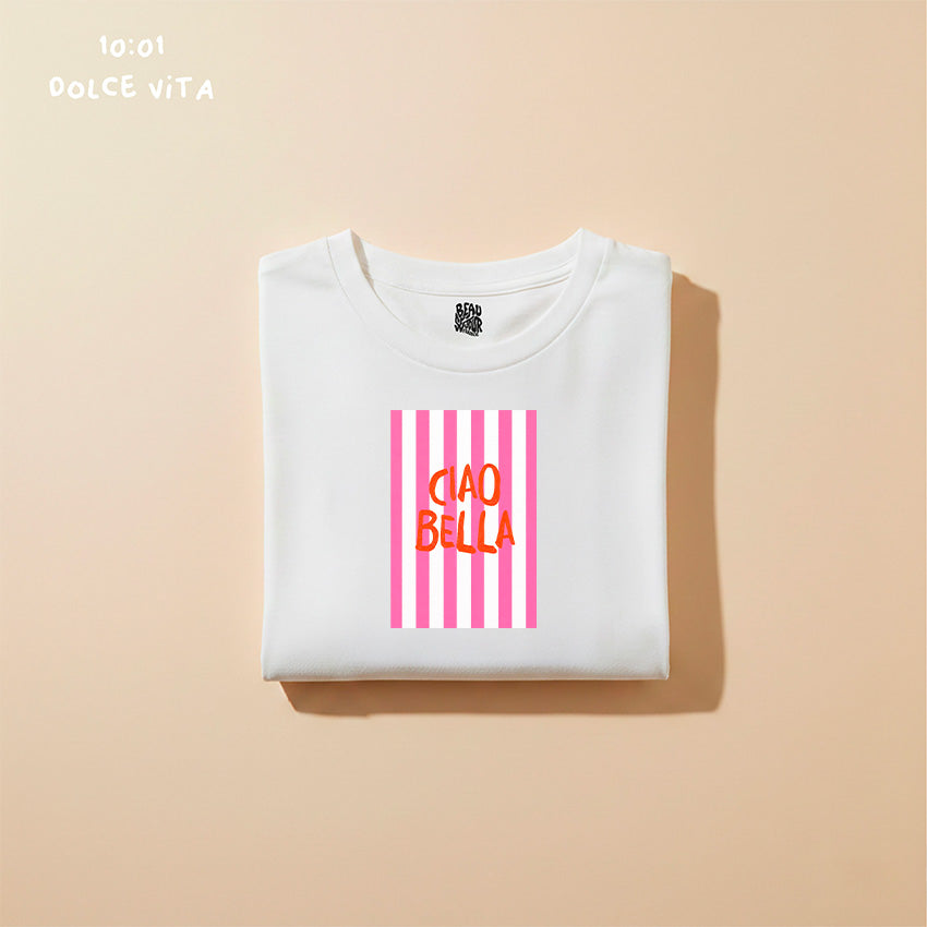 Ciao Bella Boxy Crop T-Shirt