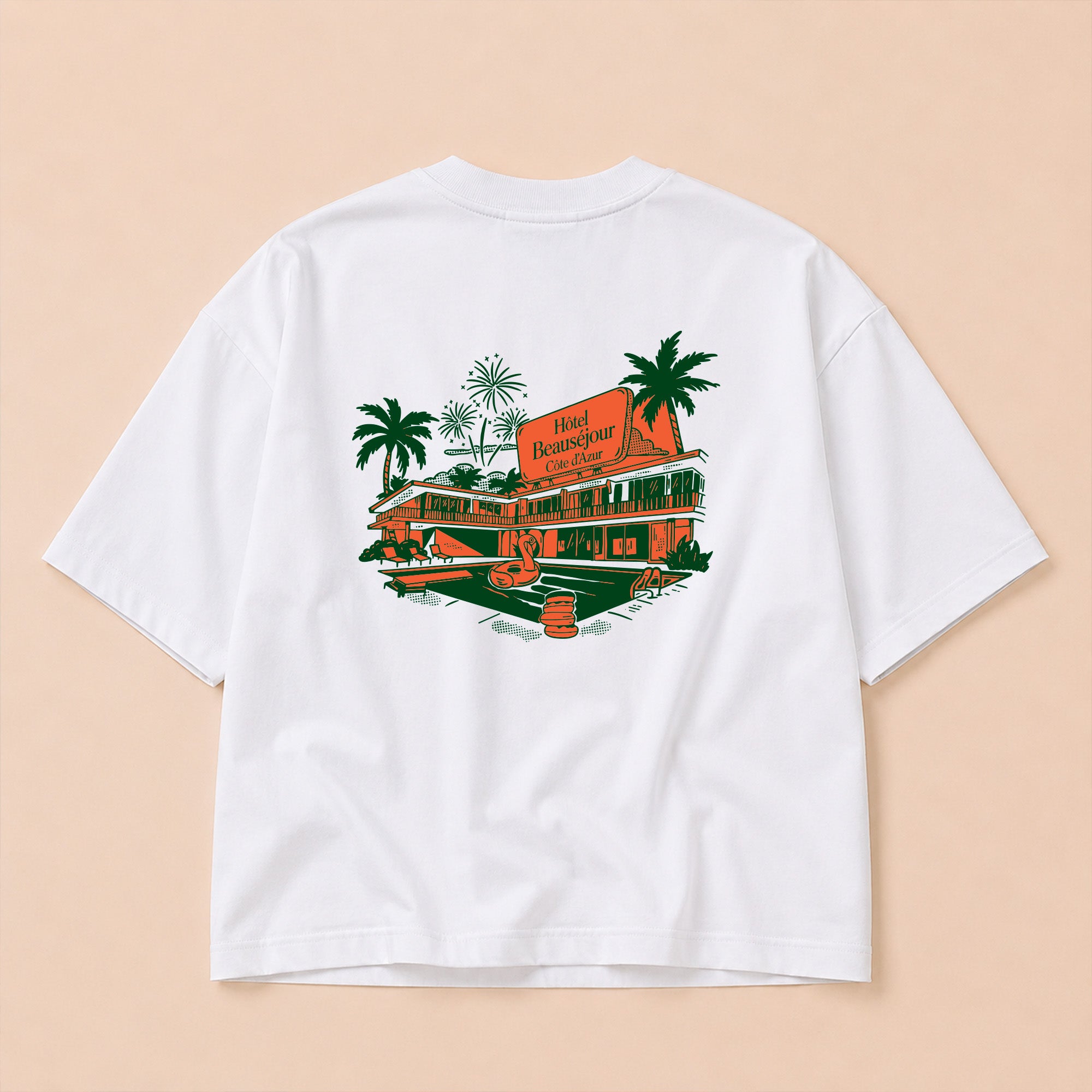 "Hôtel Beauséjour" Boxy T-shirt