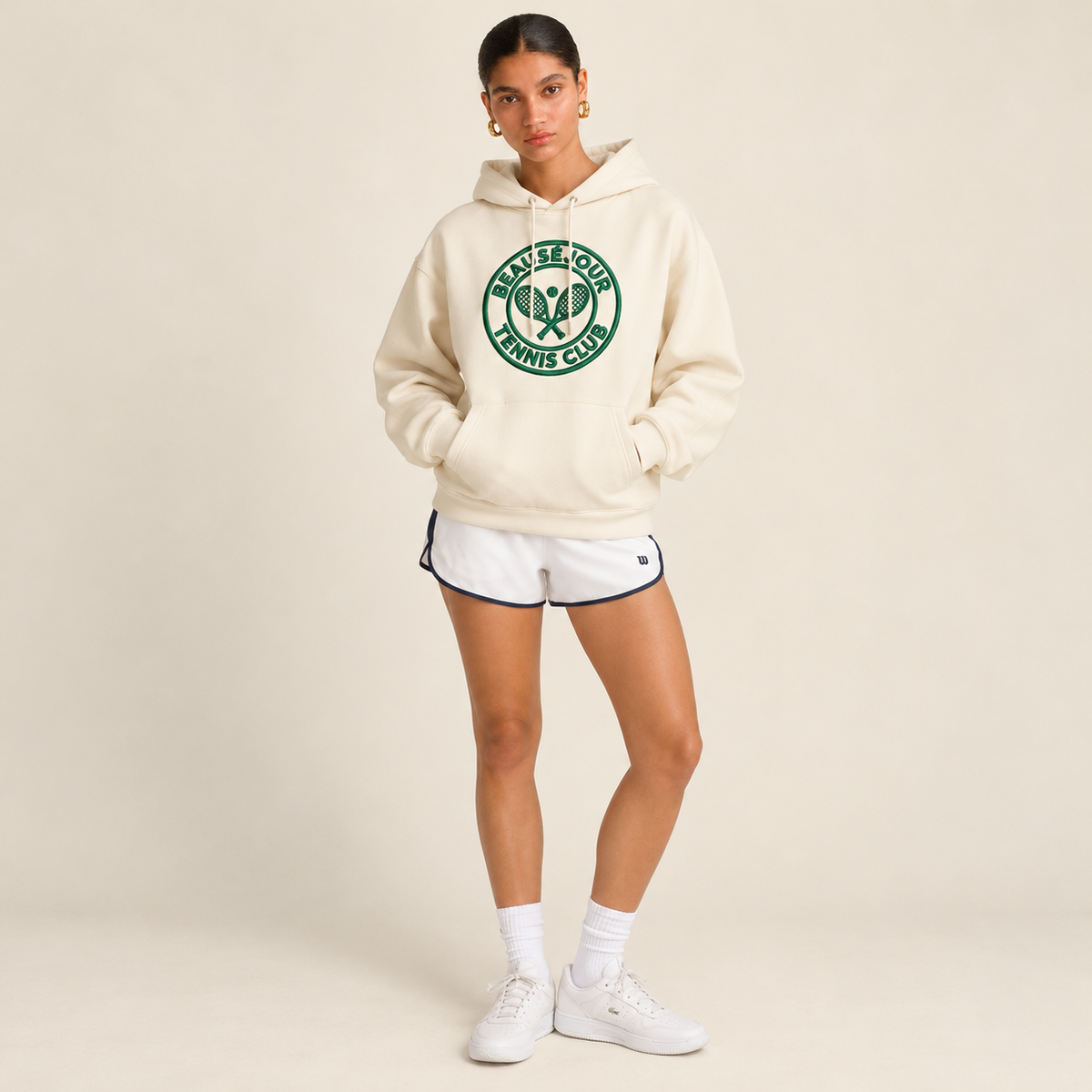 Hoodie Tennis club brodé