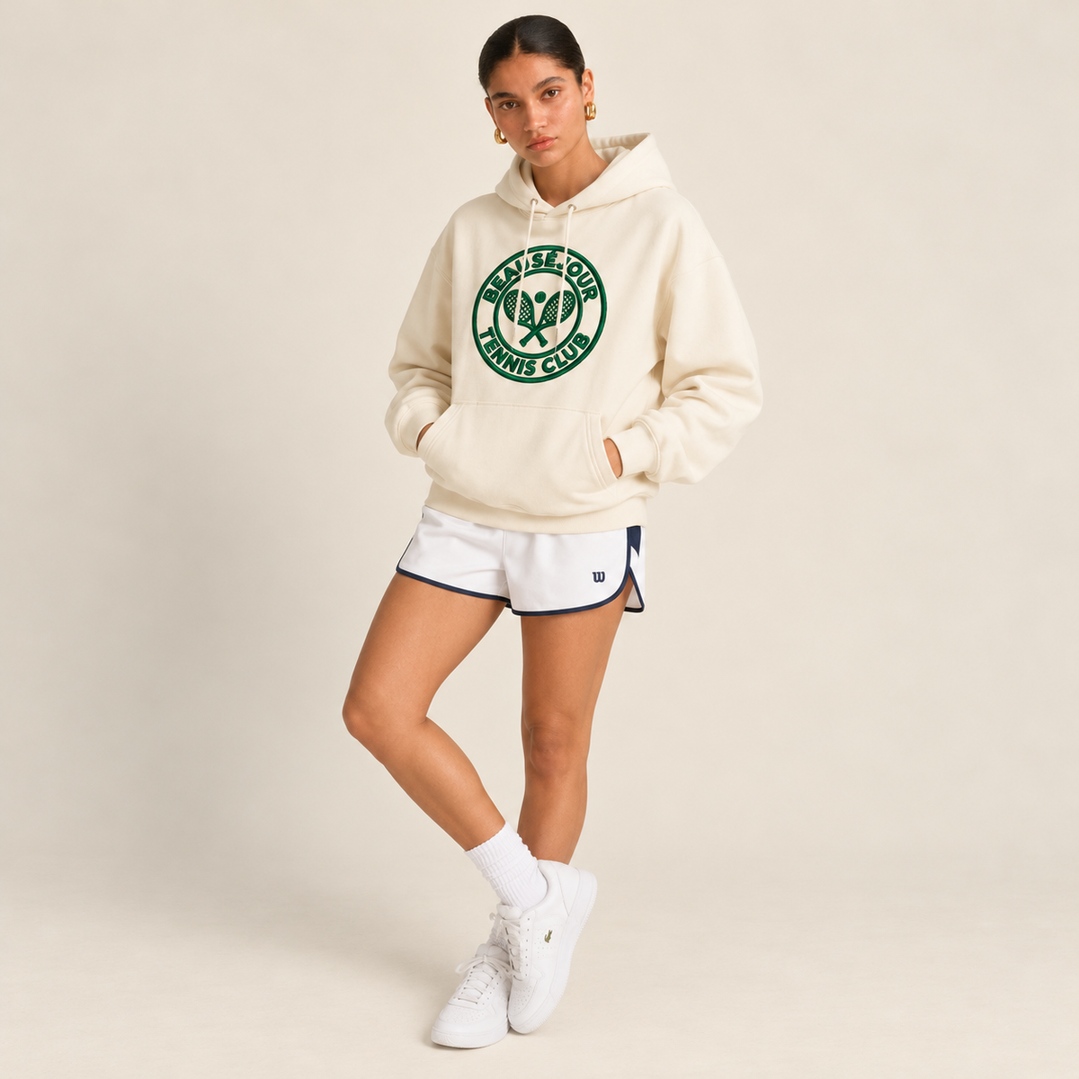 Hoodie Tennis club brodé