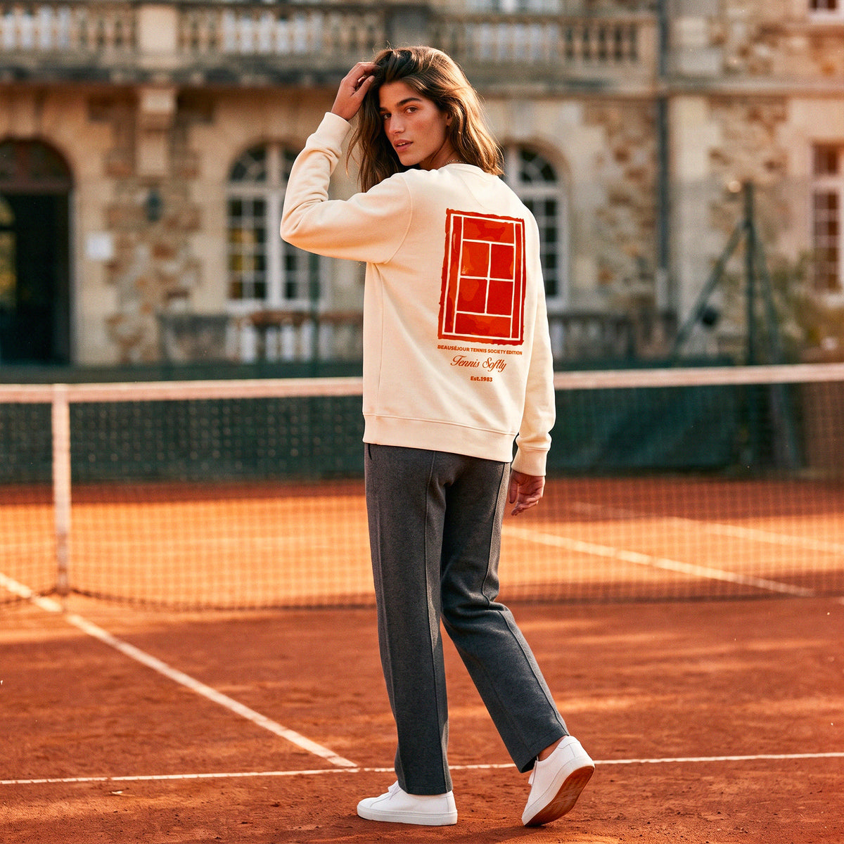 Sweatshirt Tennis Femme