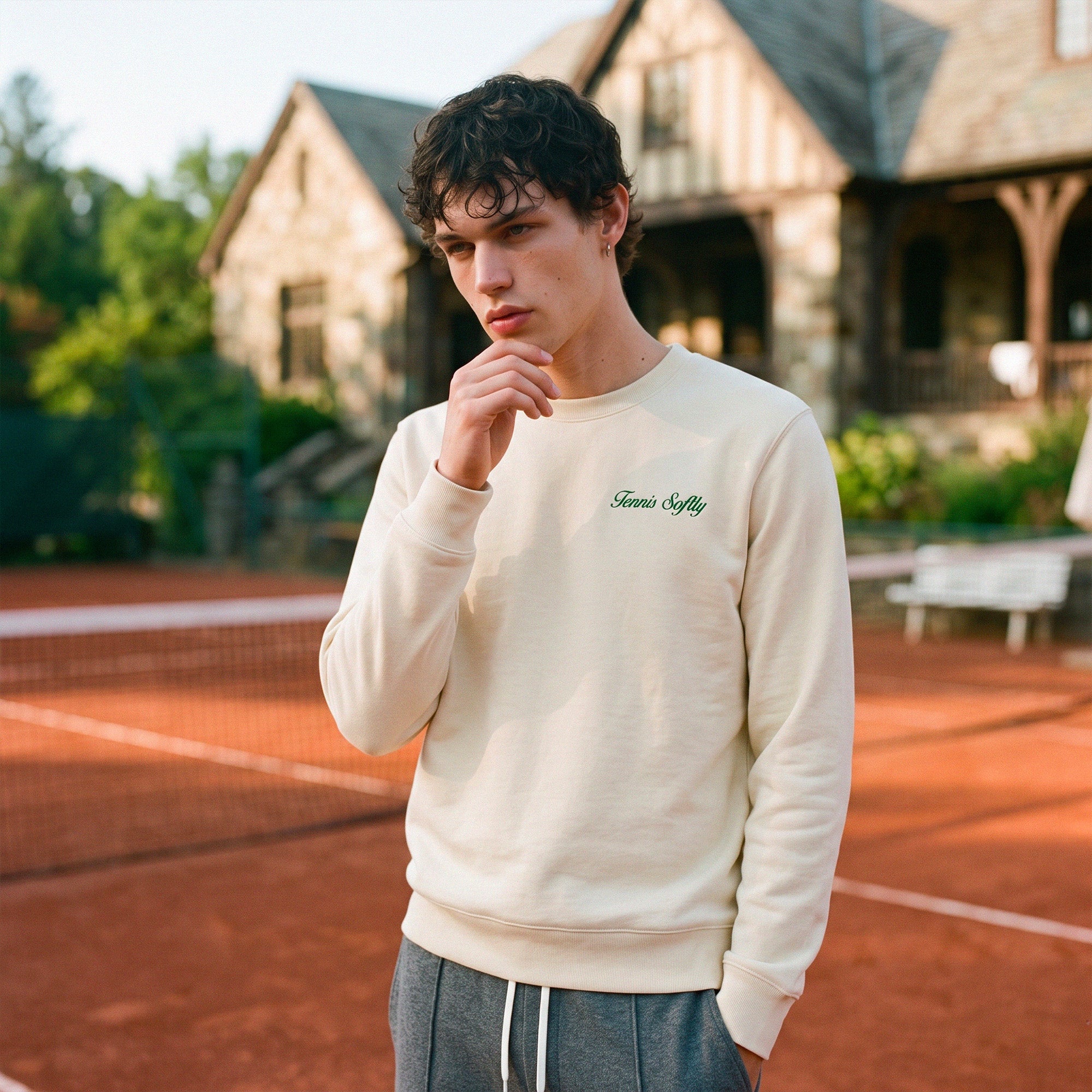 Sweatshirt Tennis Homme