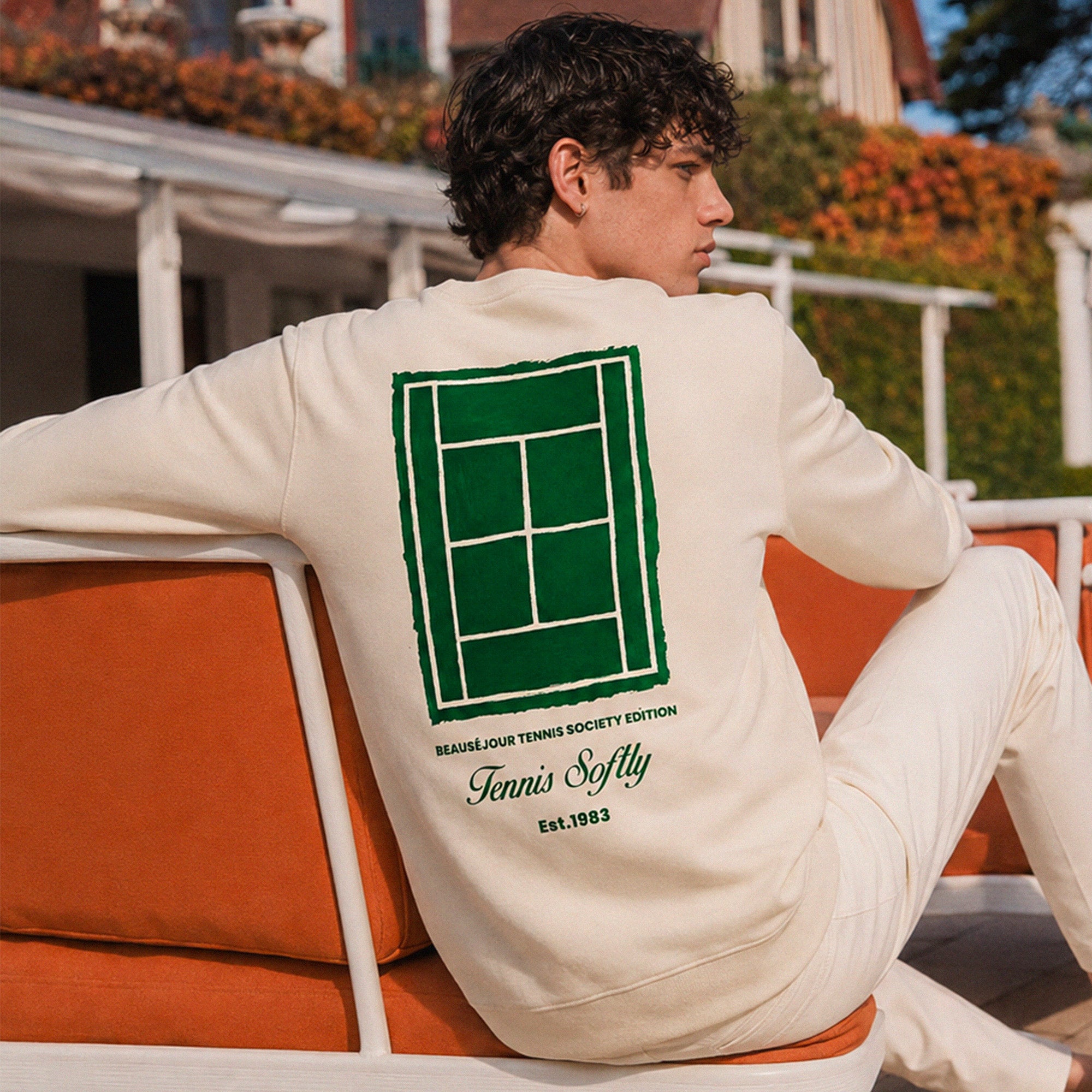 Sweatshirt Tennis Homme